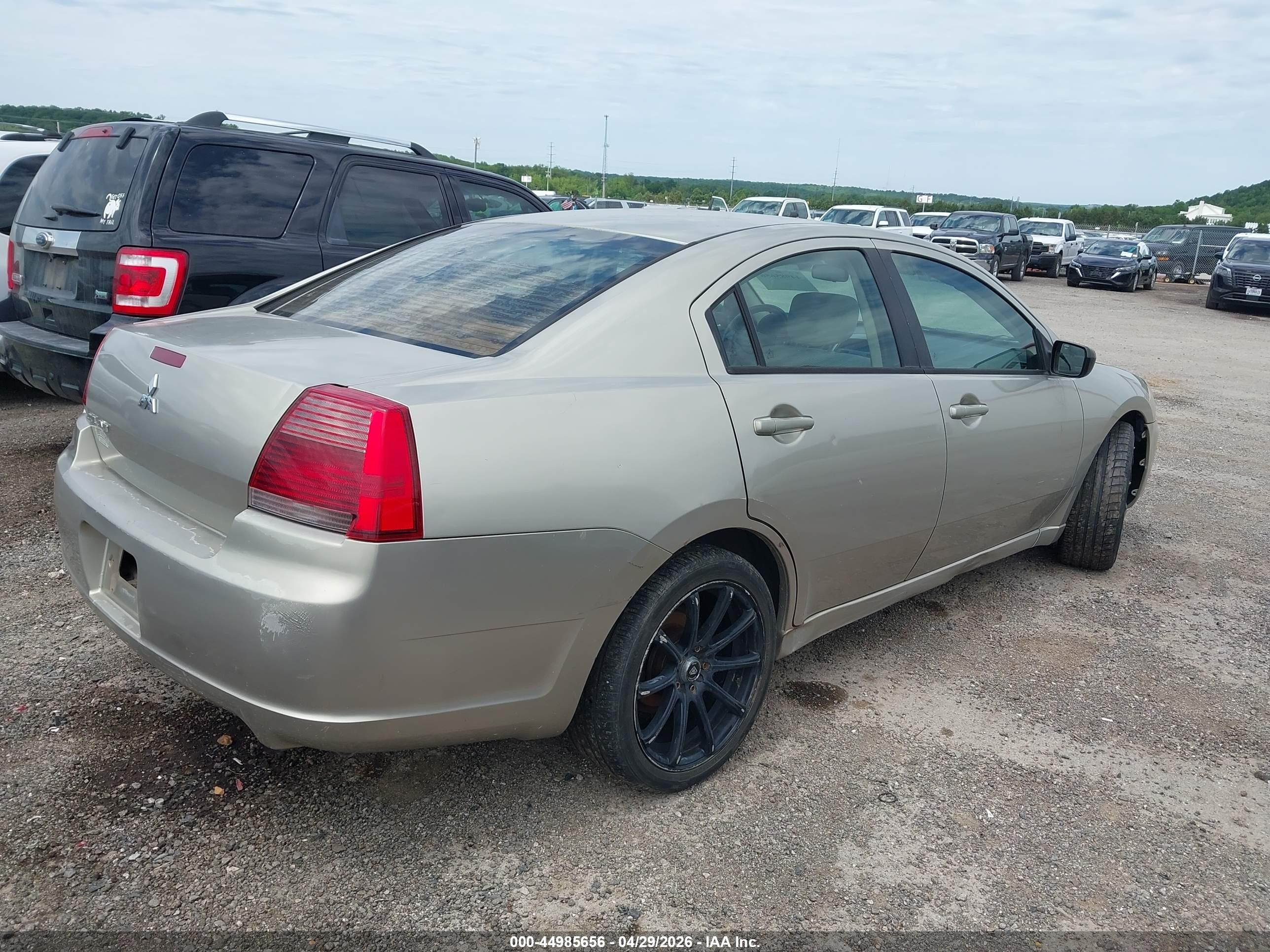 2007 Mitsubishi Galant Es/se Green vin: 4A3AB36F77E079205