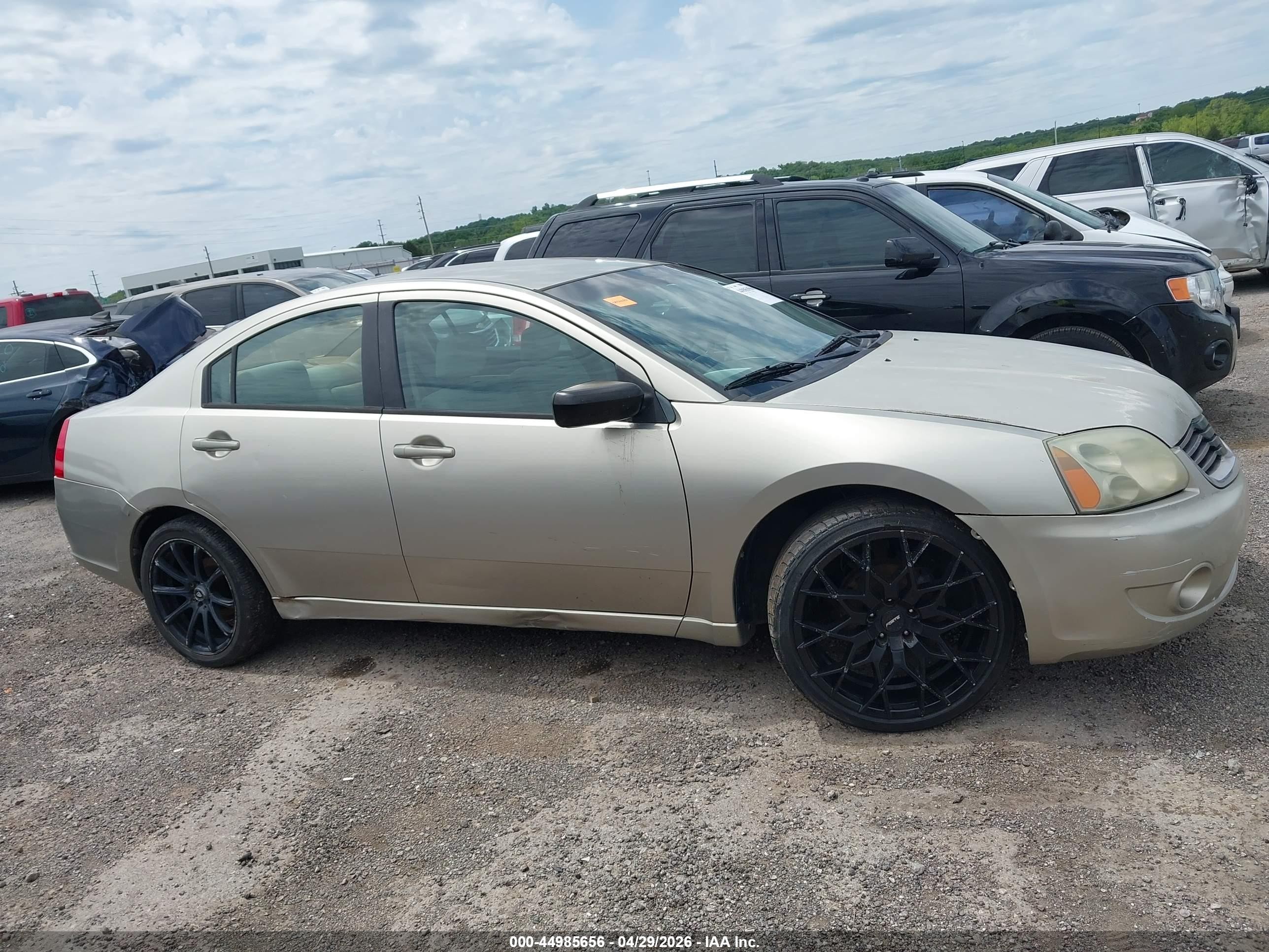 2007 Mitsubishi Galant Es/se Green vin: 4A3AB36F77E079205