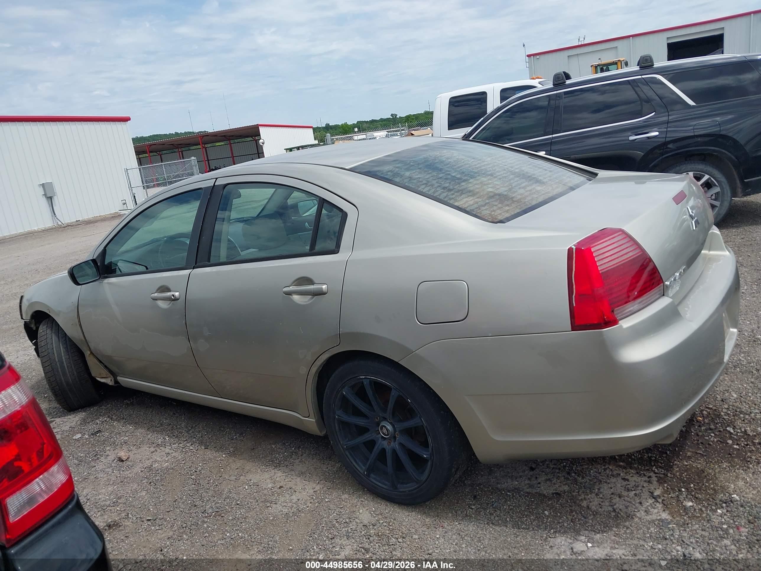 2007 Mitsubishi Galant Es/se Green vin: 4A3AB36F77E079205
