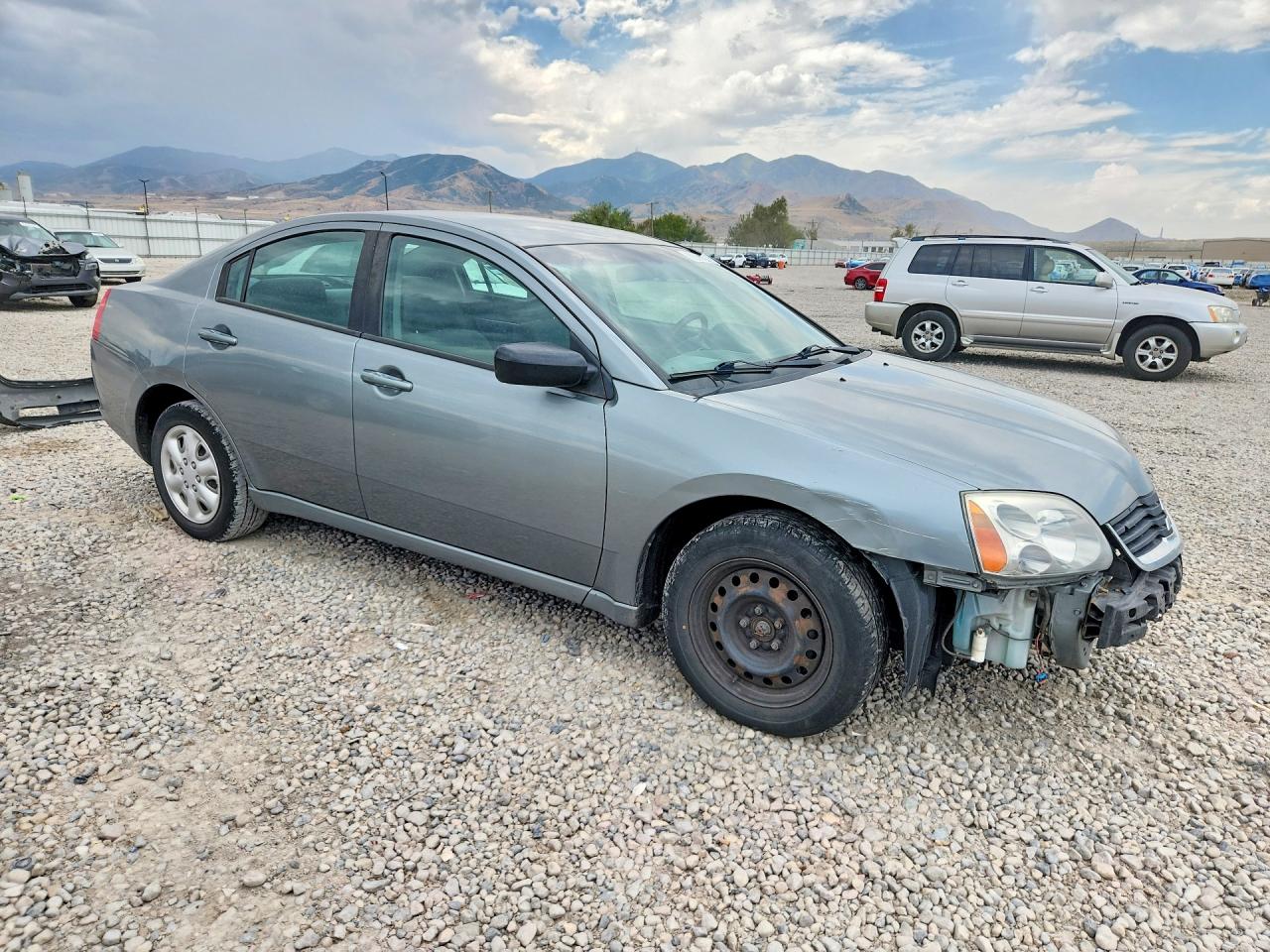 2007 Mitsubishi Galant Es Gray vin: 4A3AB36F77E079513