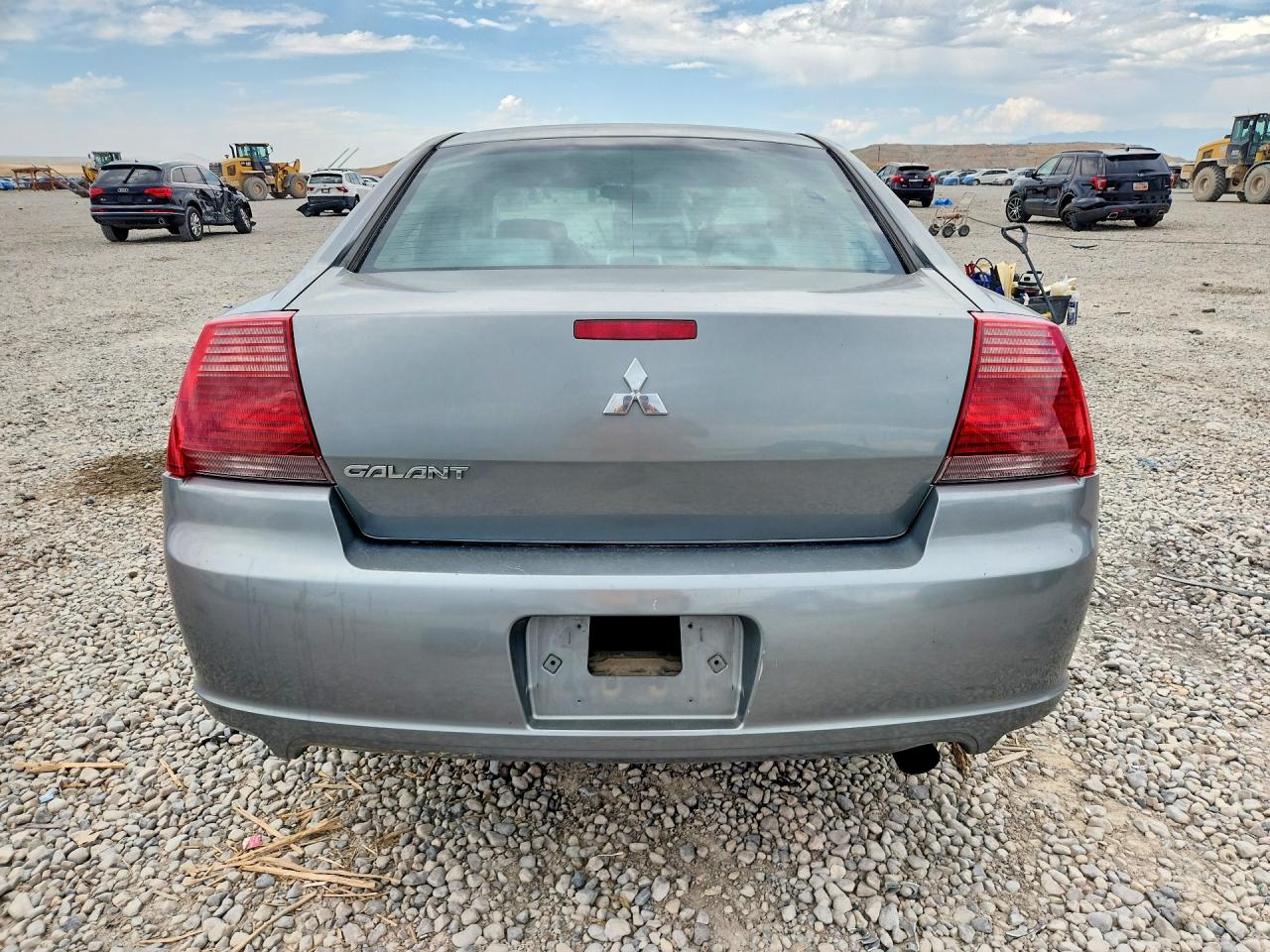 2007 Mitsubishi Galant Es Gray vin: 4A3AB36F77E079513
