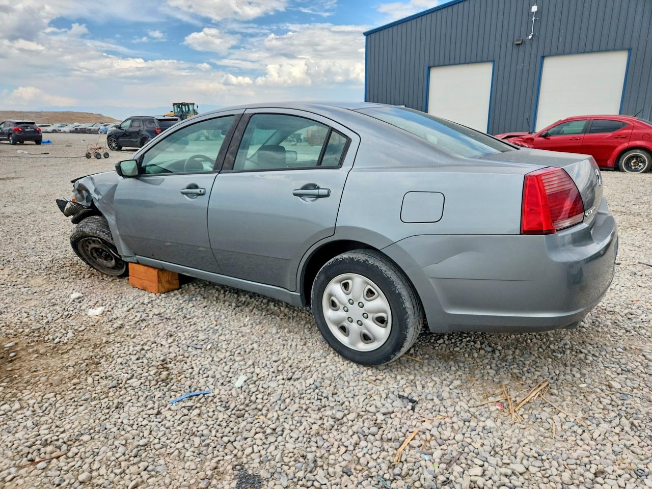 2007 Mitsubishi Galant Es Gray vin: 4A3AB36F77E079513