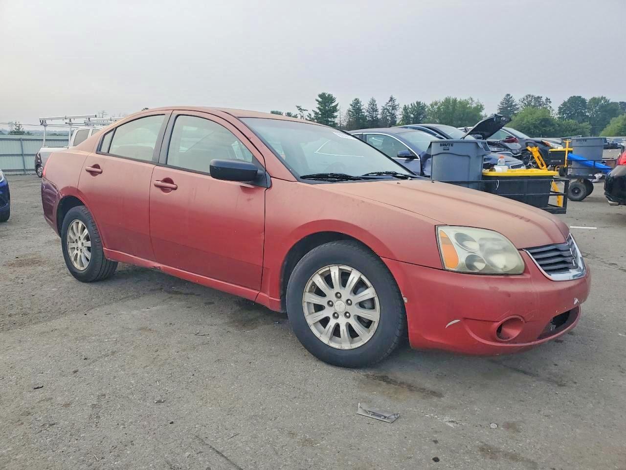 2008 Mitsubishi Galant Es Red vin: 4A3AB36F78E018700