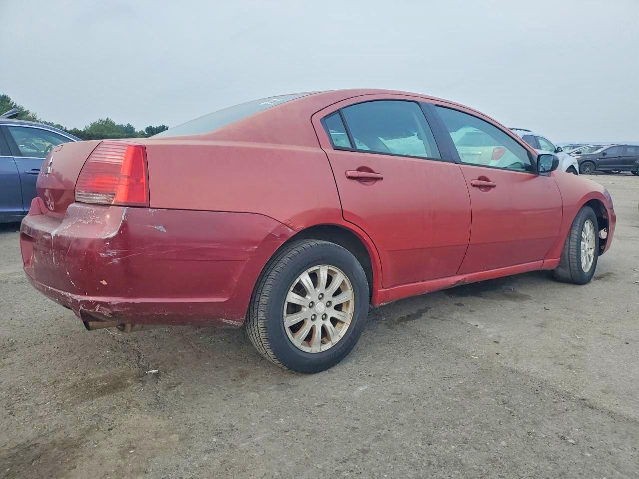 2008 Mitsubishi Galant Es Red vin: 4A3AB36F78E018700
