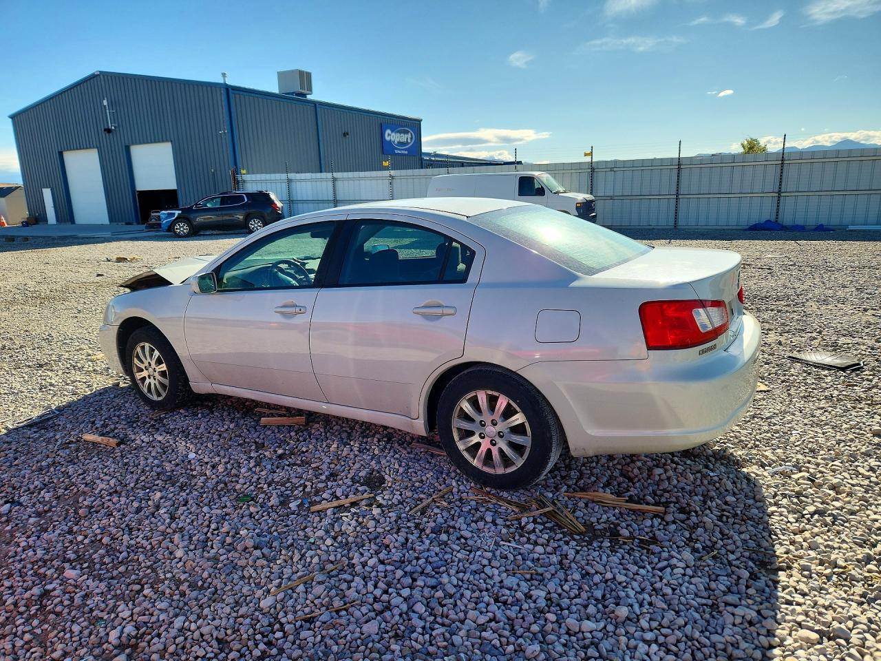 2009 Mitsubishi Galant Es White vin: 4A3AB36F79E031674