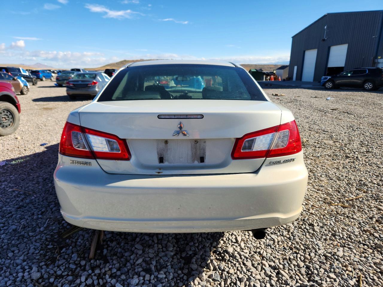 2009 Mitsubishi Galant Es White vin: 4A3AB36F79E031674