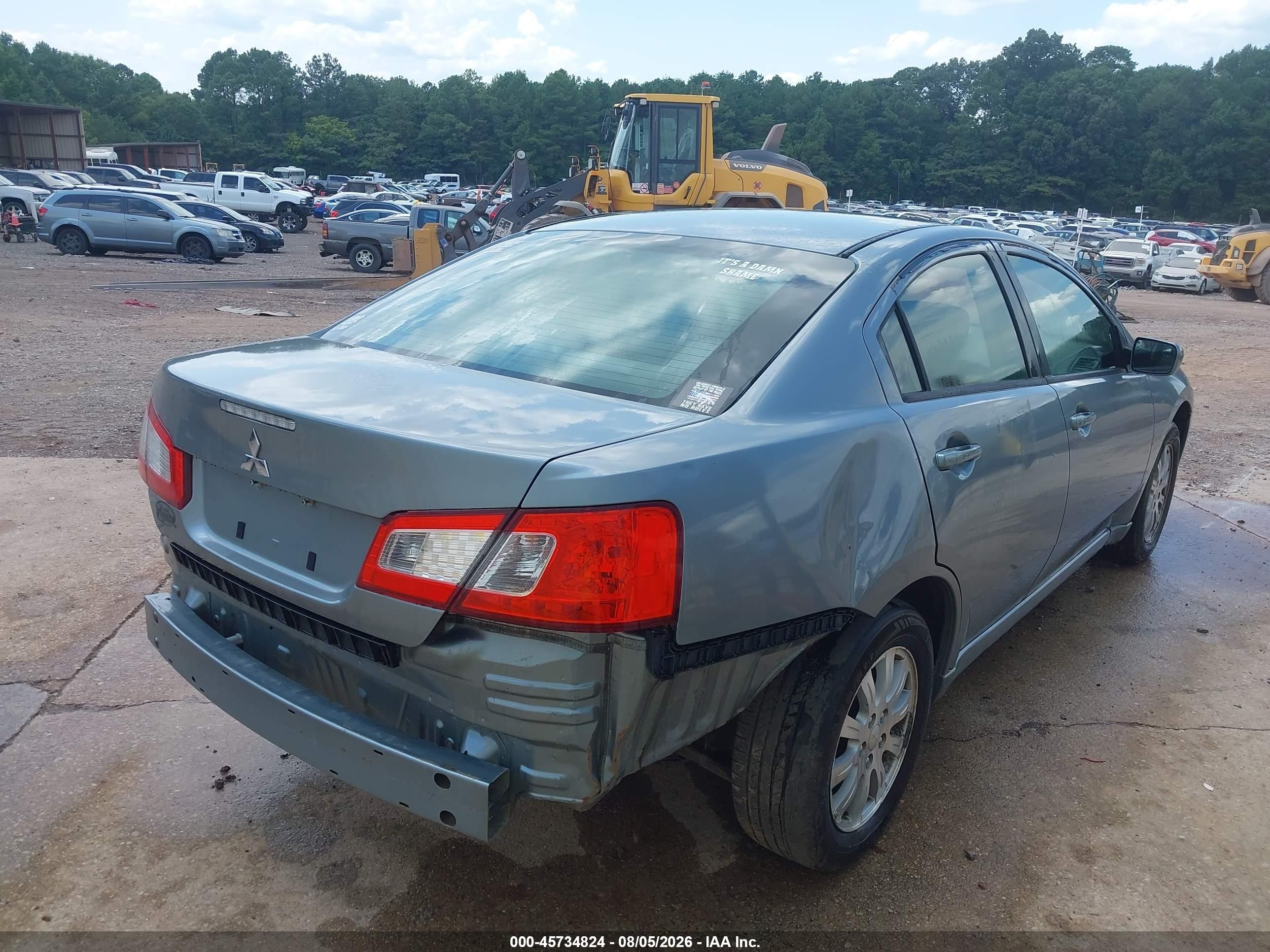 2009 Mitsubishi Galant Es/sport Edition Gray vin: 4A3AB36F79E038043