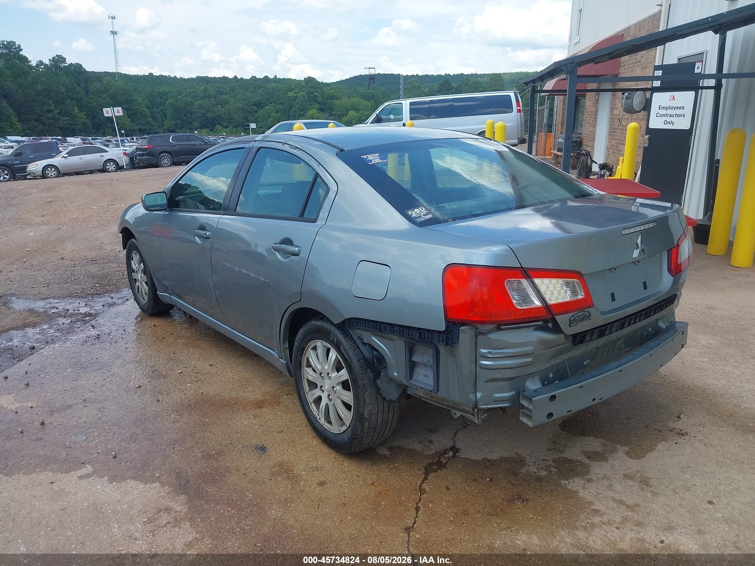2009 Mitsubishi Galant Es/sport Edition Gray vin: 4A3AB36F79E038043
