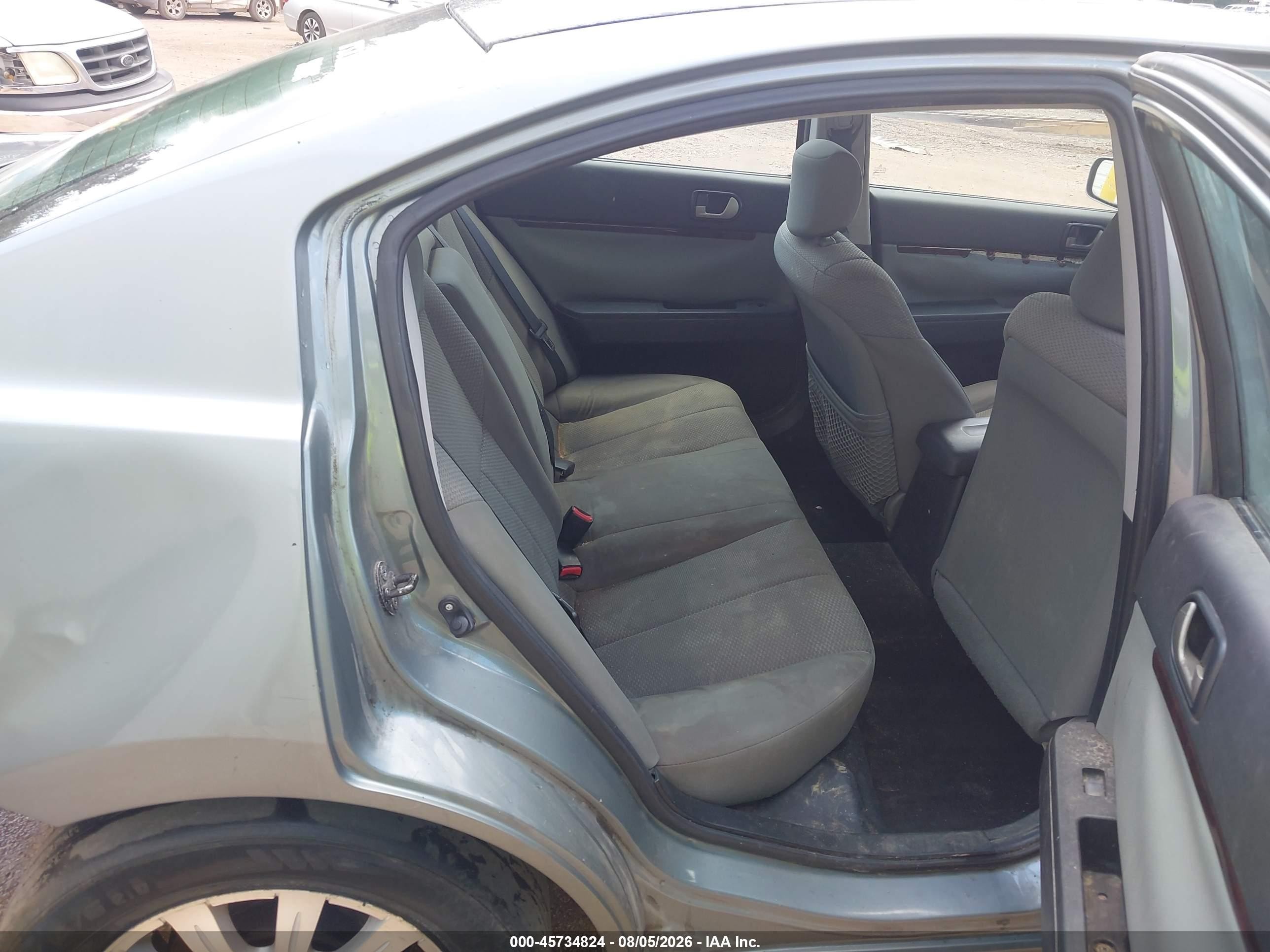 2009 Mitsubishi Galant Es/sport Edition Gray vin: 4A3AB36F79E038043
