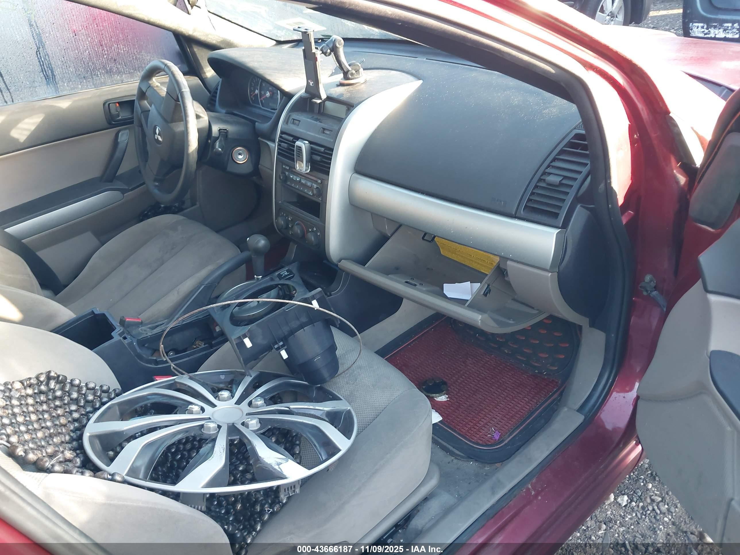 2005 Mitsubishi Galant Es/se Red vin: 4A3AB36F85E015882