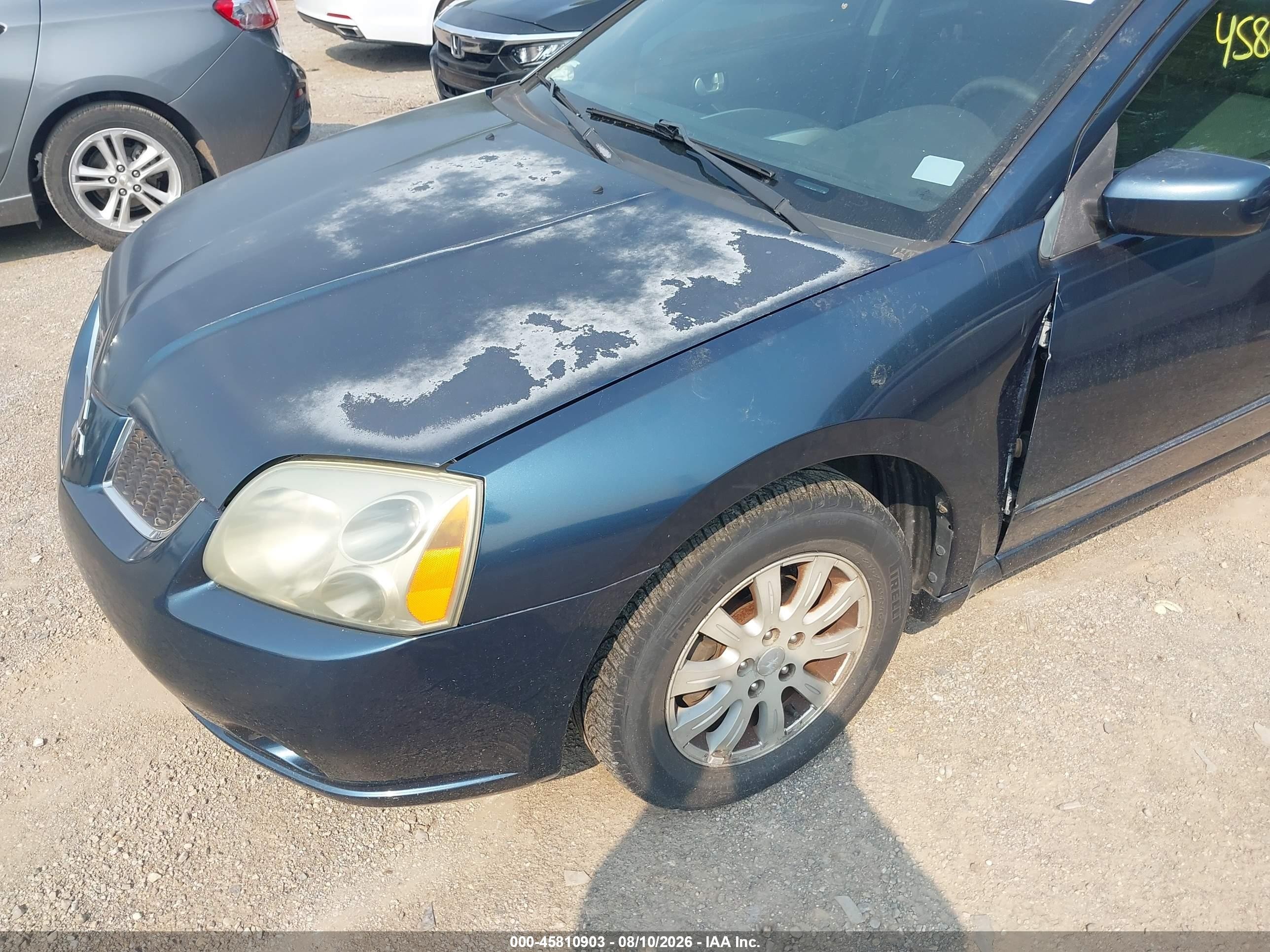 2006 Mitsubishi Galant Es/se Dark Blue vin: 4A3AB36F86E025345