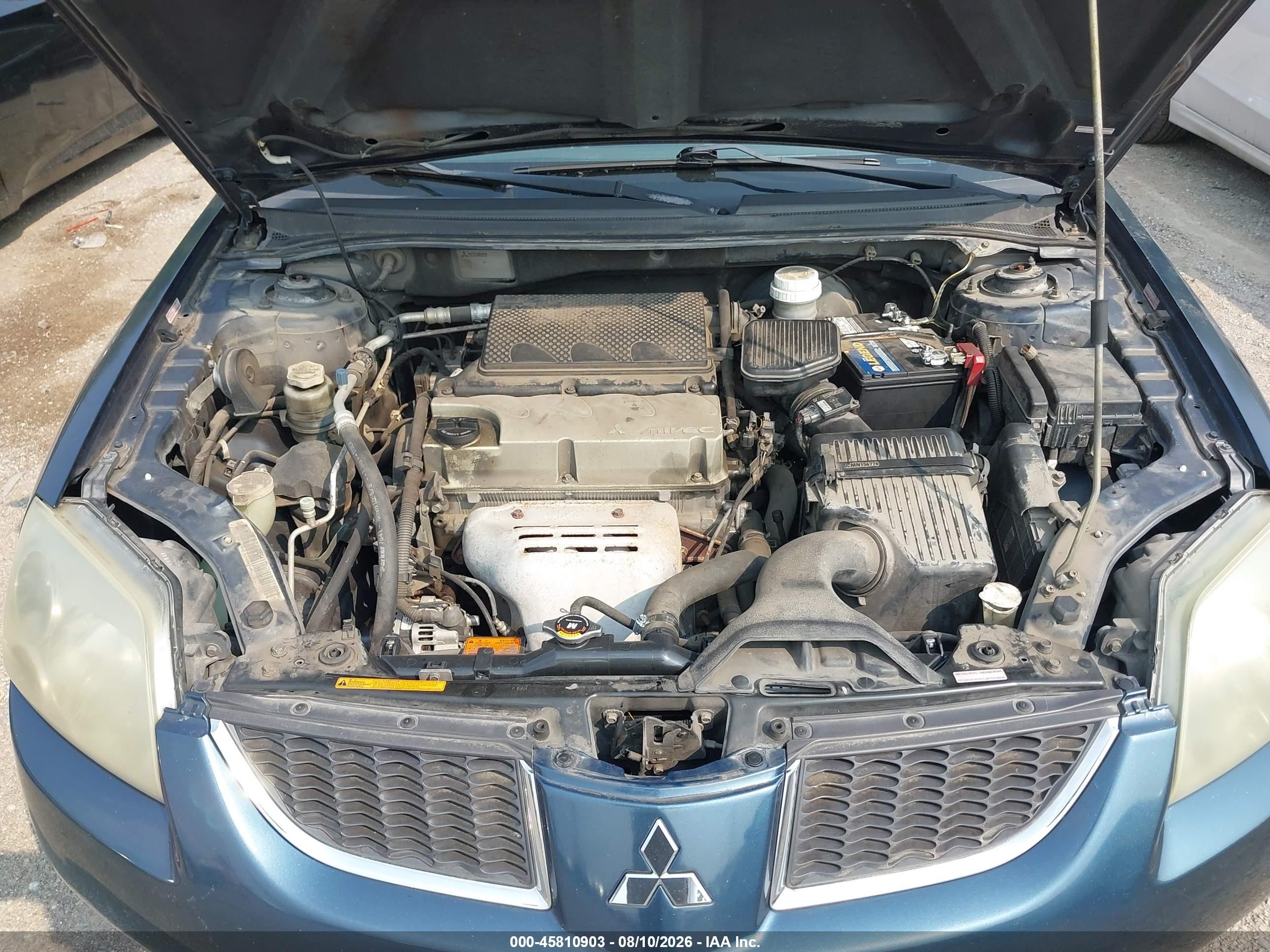2006 Mitsubishi Galant Es/se Dark Blue vin: 4A3AB36F86E025345