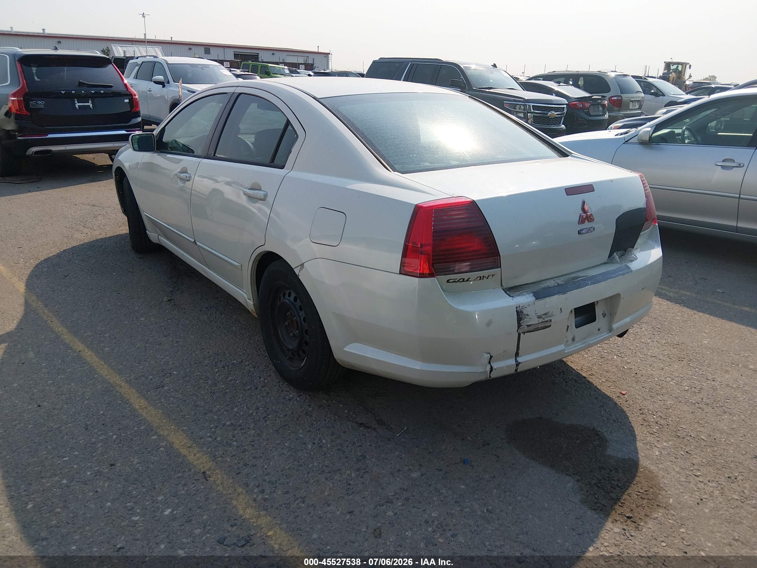 2006 Mitsubishi Galant Es/se Белый vin: 4A3AB36F86E063352