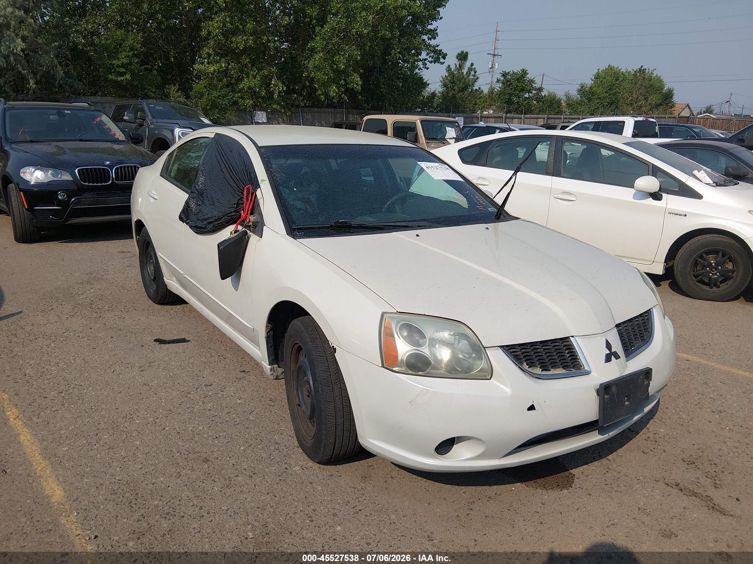 2006 Mitsubishi Galant Es/se Белый vin: 4A3AB36F86E063352