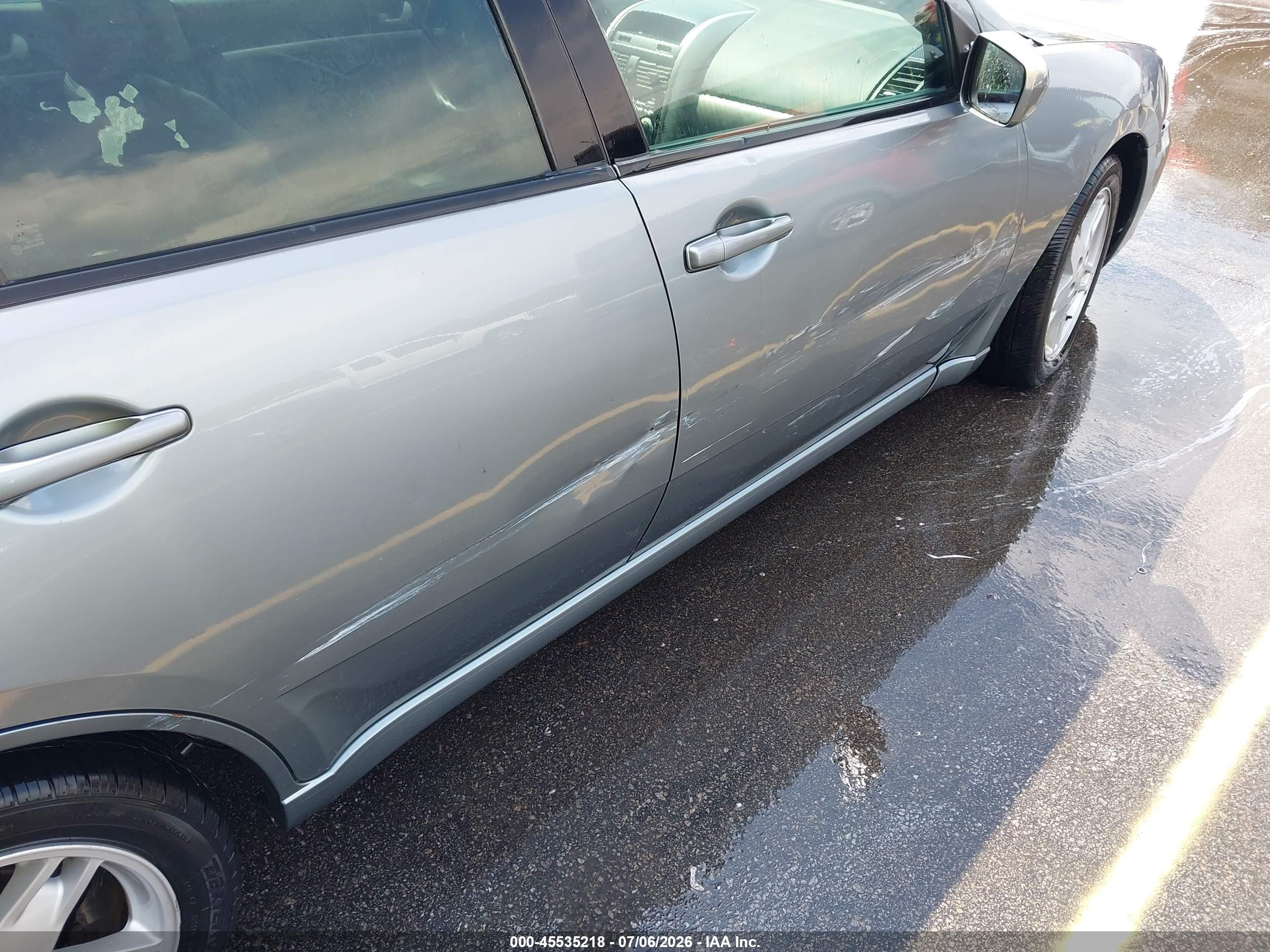 2007 Mitsubishi Galant Es/se Blue vin: 4A3AB36F87E054037