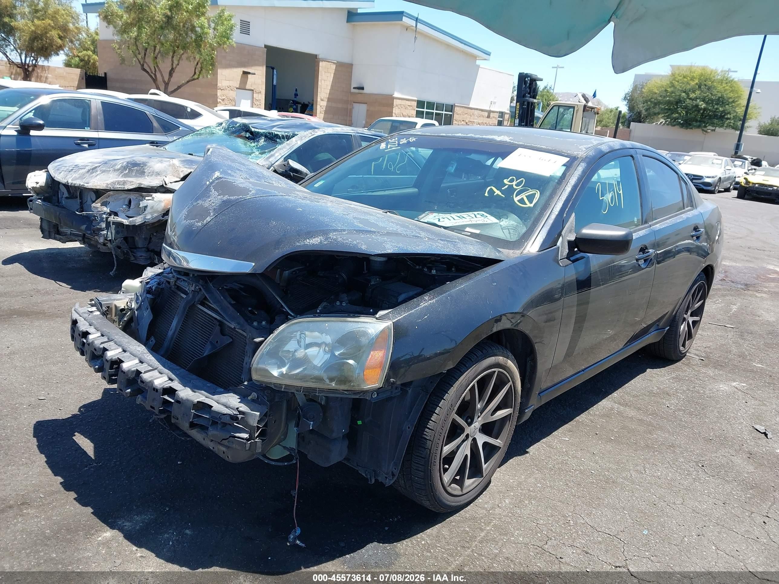 2009 Mitsubishi Galant Es/sport Edition Черный vin: 4A3AB36F89E025690