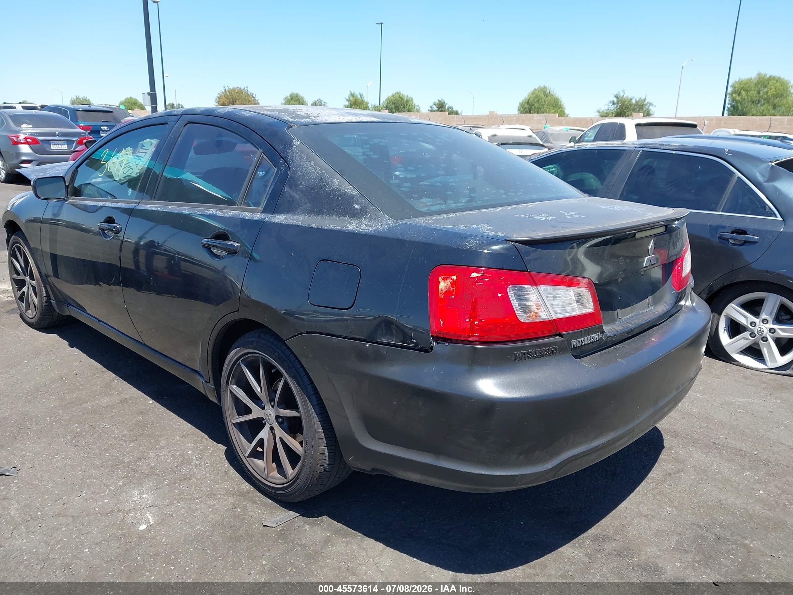 2009 Mitsubishi Galant Es/sport Edition Черный vin: 4A3AB36F89E025690