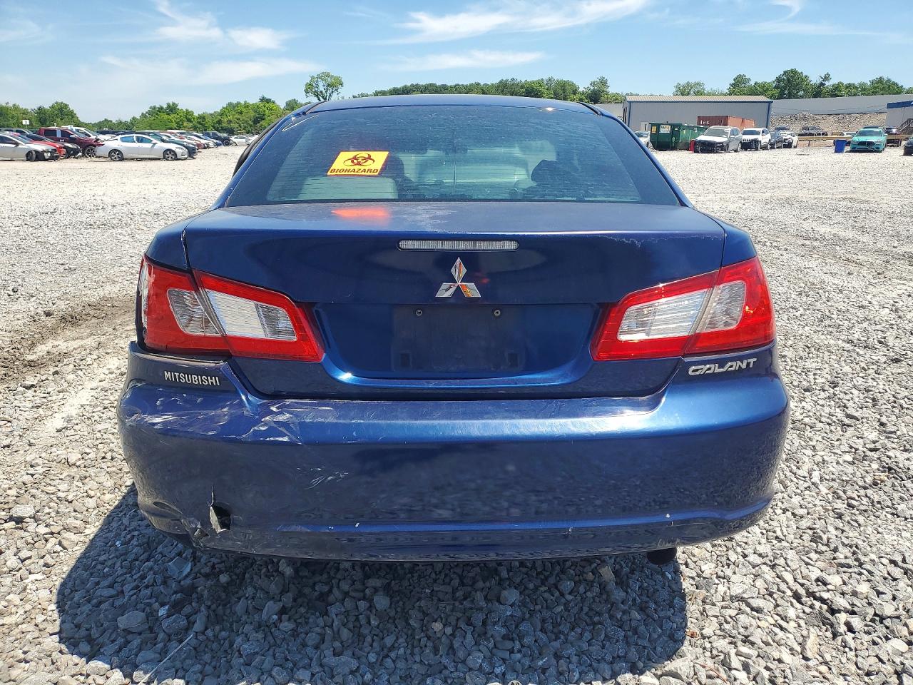 2009 Mitsubishi Galant Blue vin: 4A3AB36F89E029027