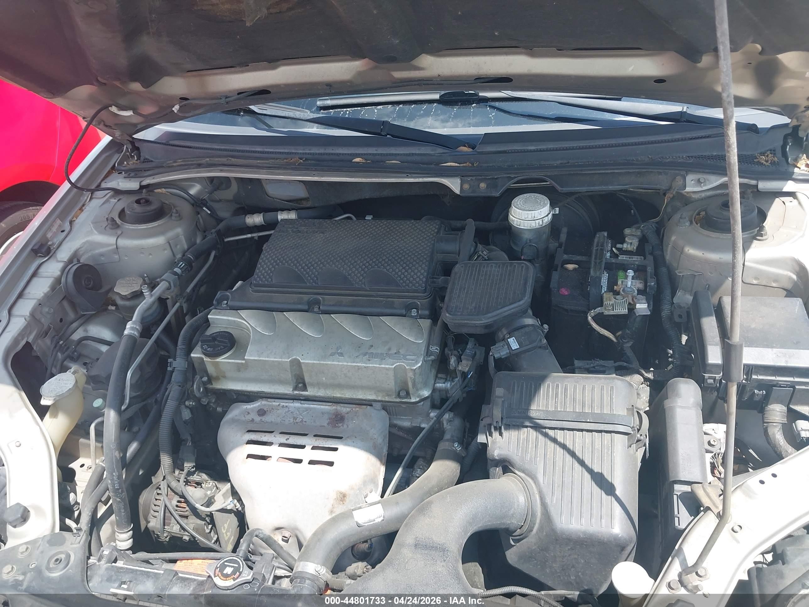 2005 Mitsubishi Galant Es/se Silver vin: 4A3AB36F95E042122