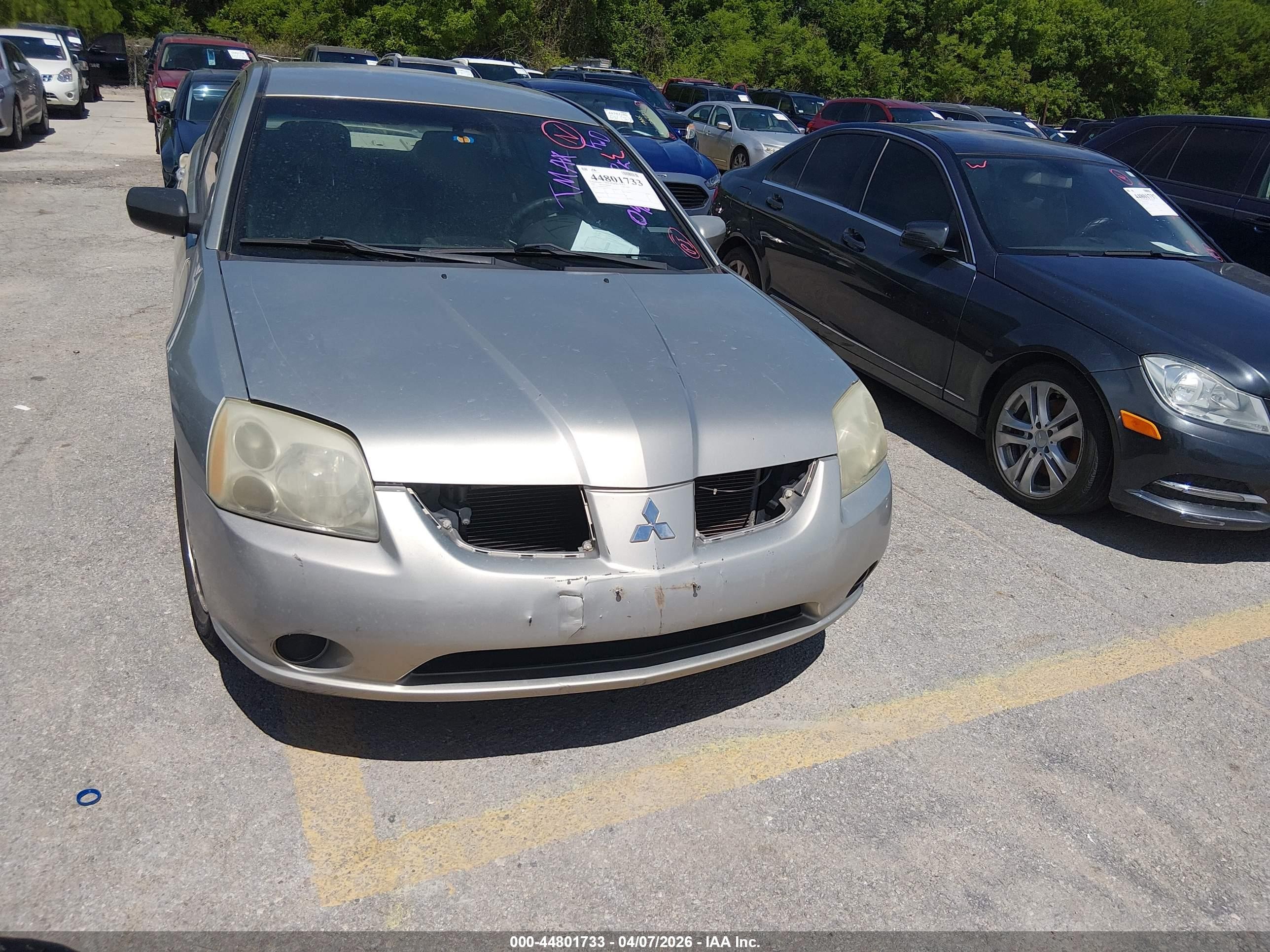 2005 Mitsubishi Galant Es/se Silver vin: 4A3AB36F95E042122