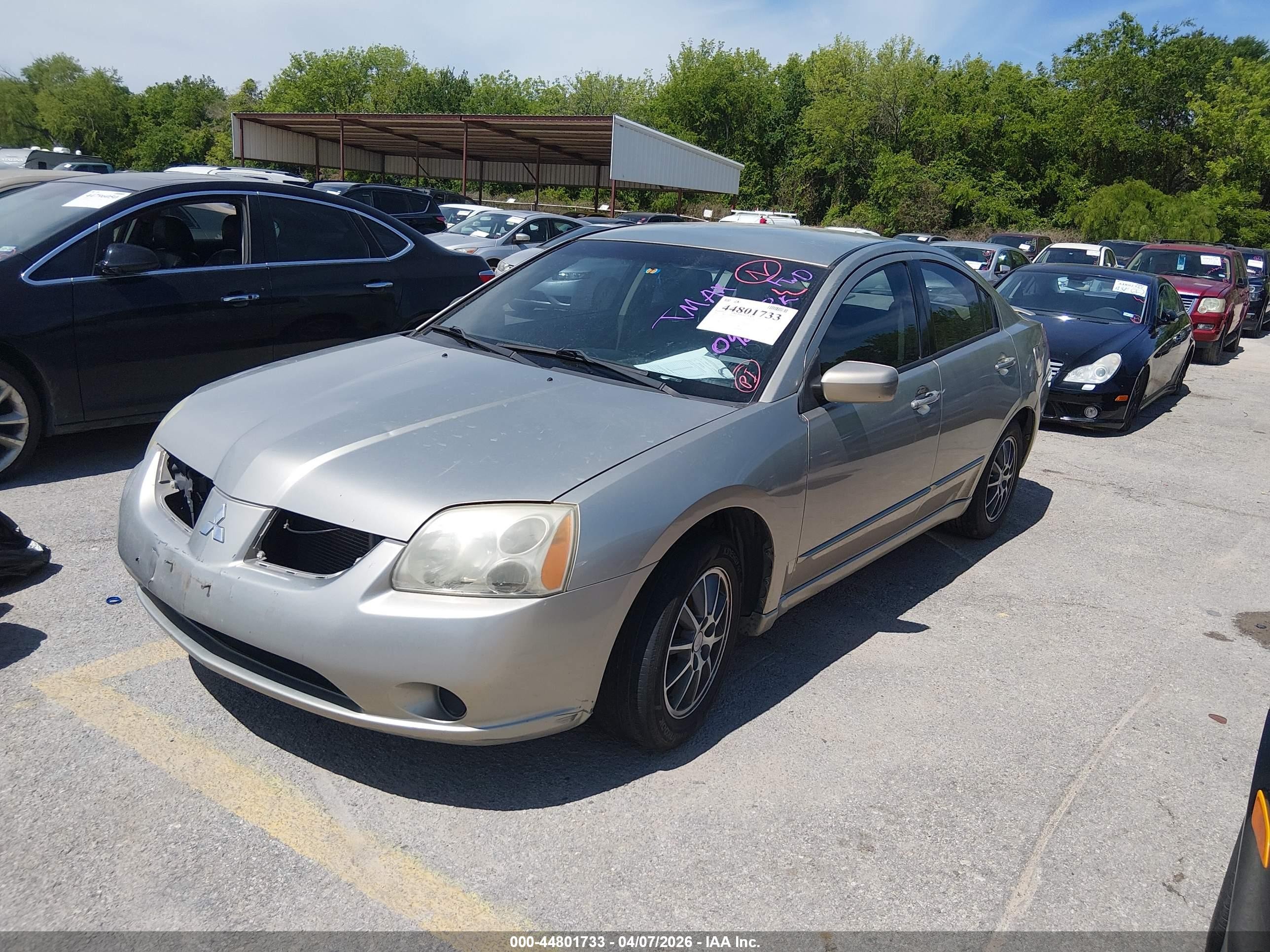 2005 Mitsubishi Galant Es/se Silver vin: 4A3AB36F95E042122