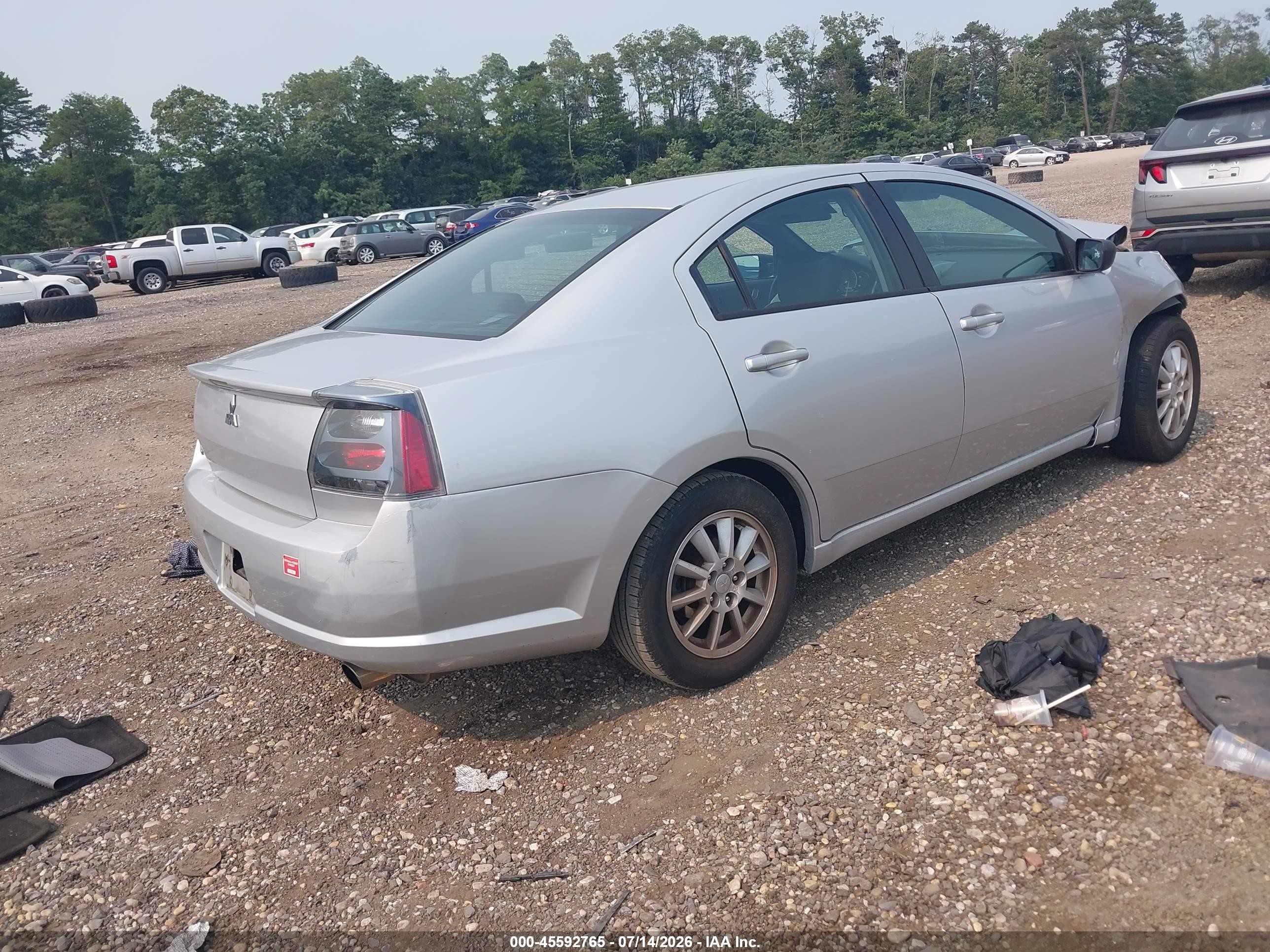 2005 Mitsubishi Galant Es/se Silver vin: 4A3AB36F95E061947