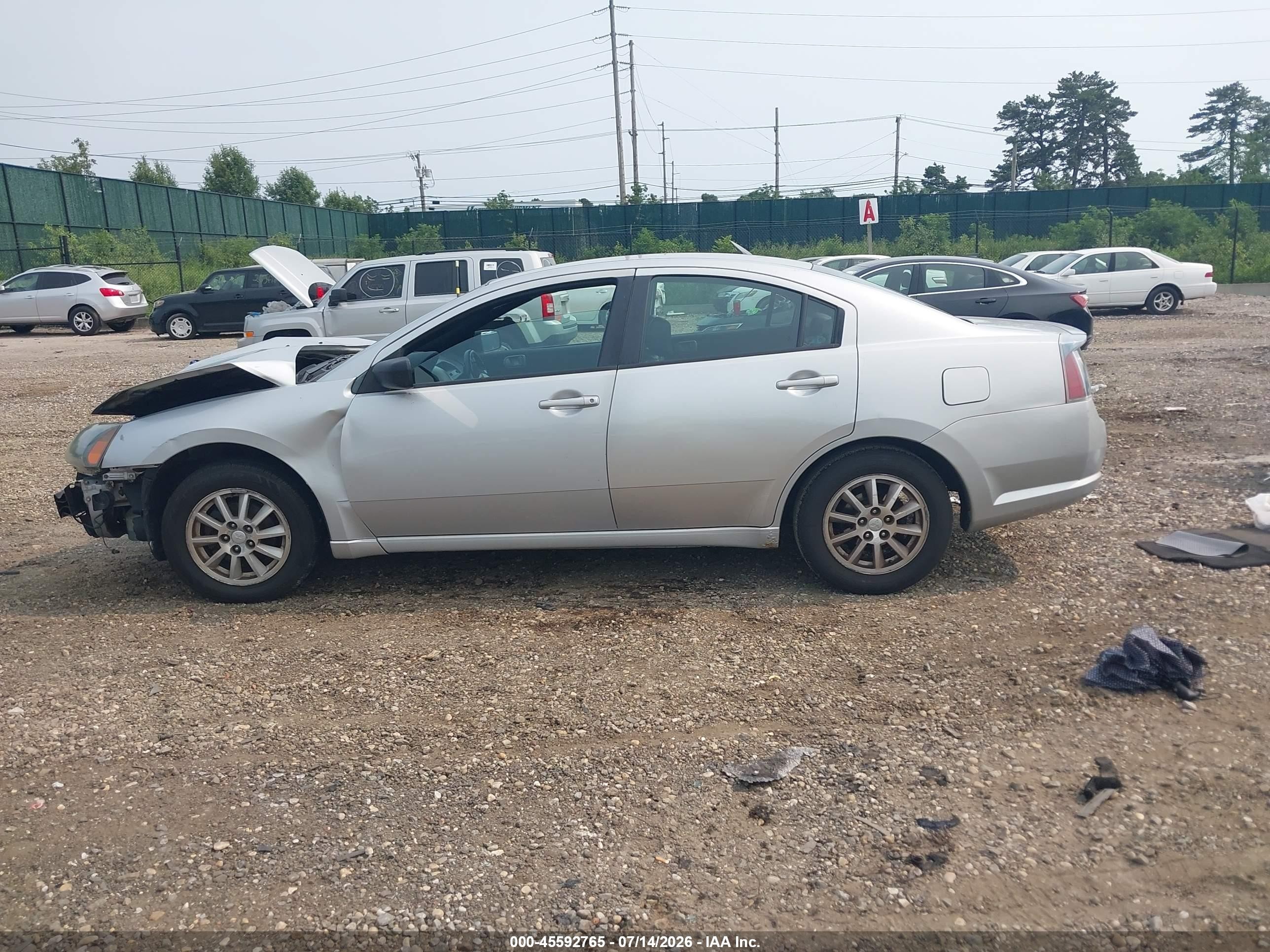 2005 Mitsubishi Galant Es/se Silver vin: 4A3AB36F95E061947