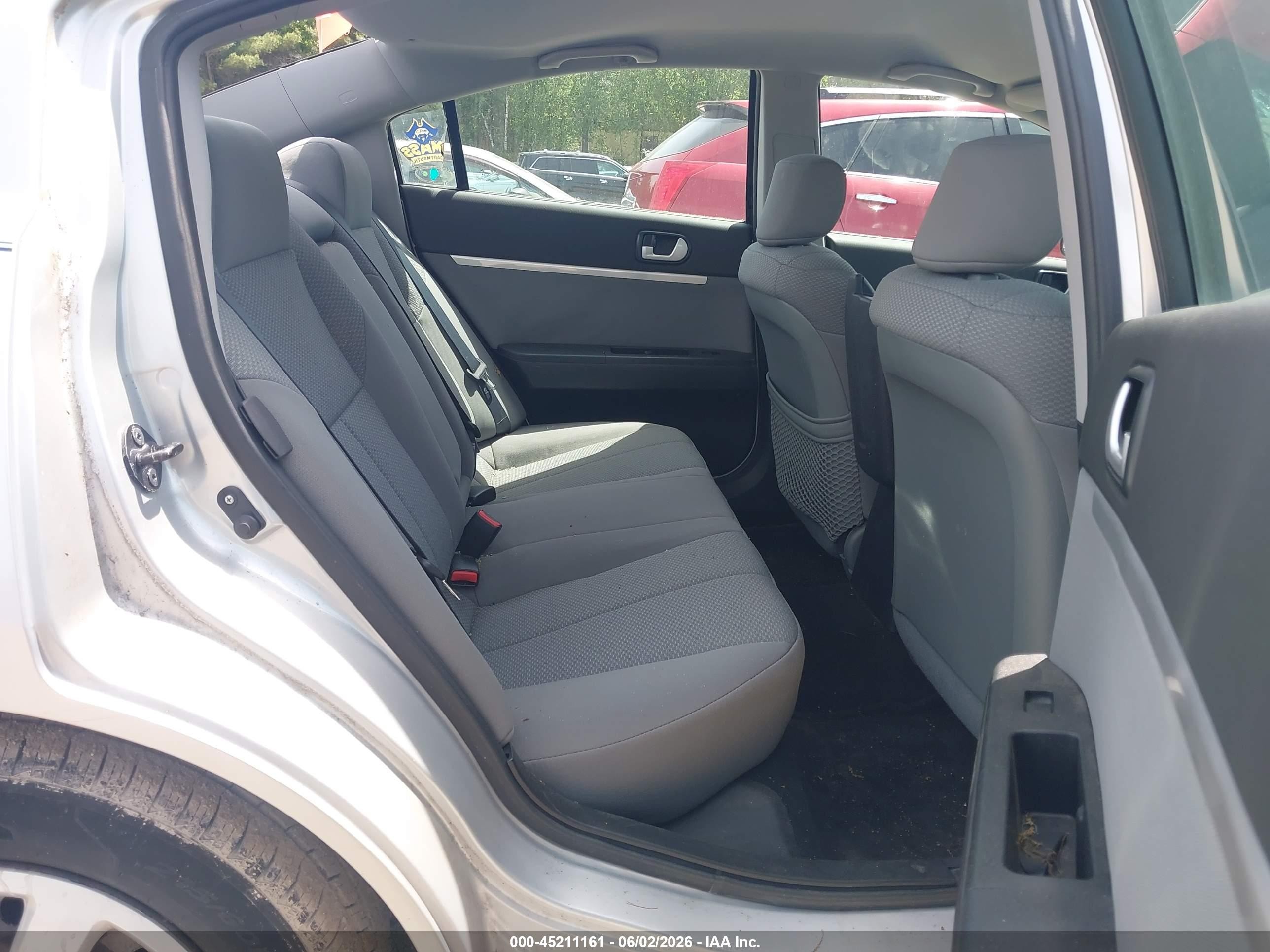 2007 Mitsubishi Galant Es/se Silver vin: 4A3AB36F97E084017
