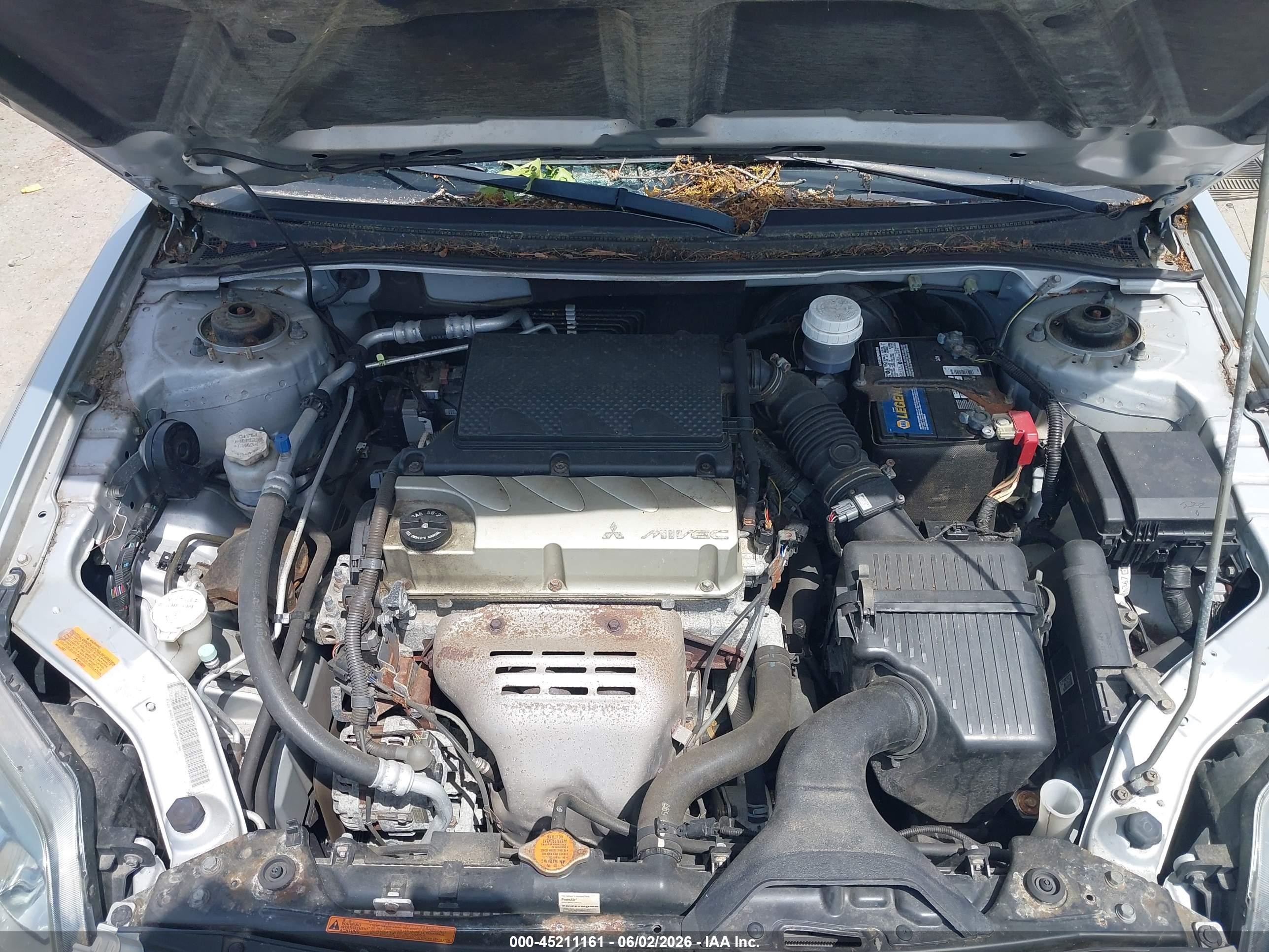 2007 Mitsubishi Galant Es/se Silver vin: 4A3AB36F97E084017