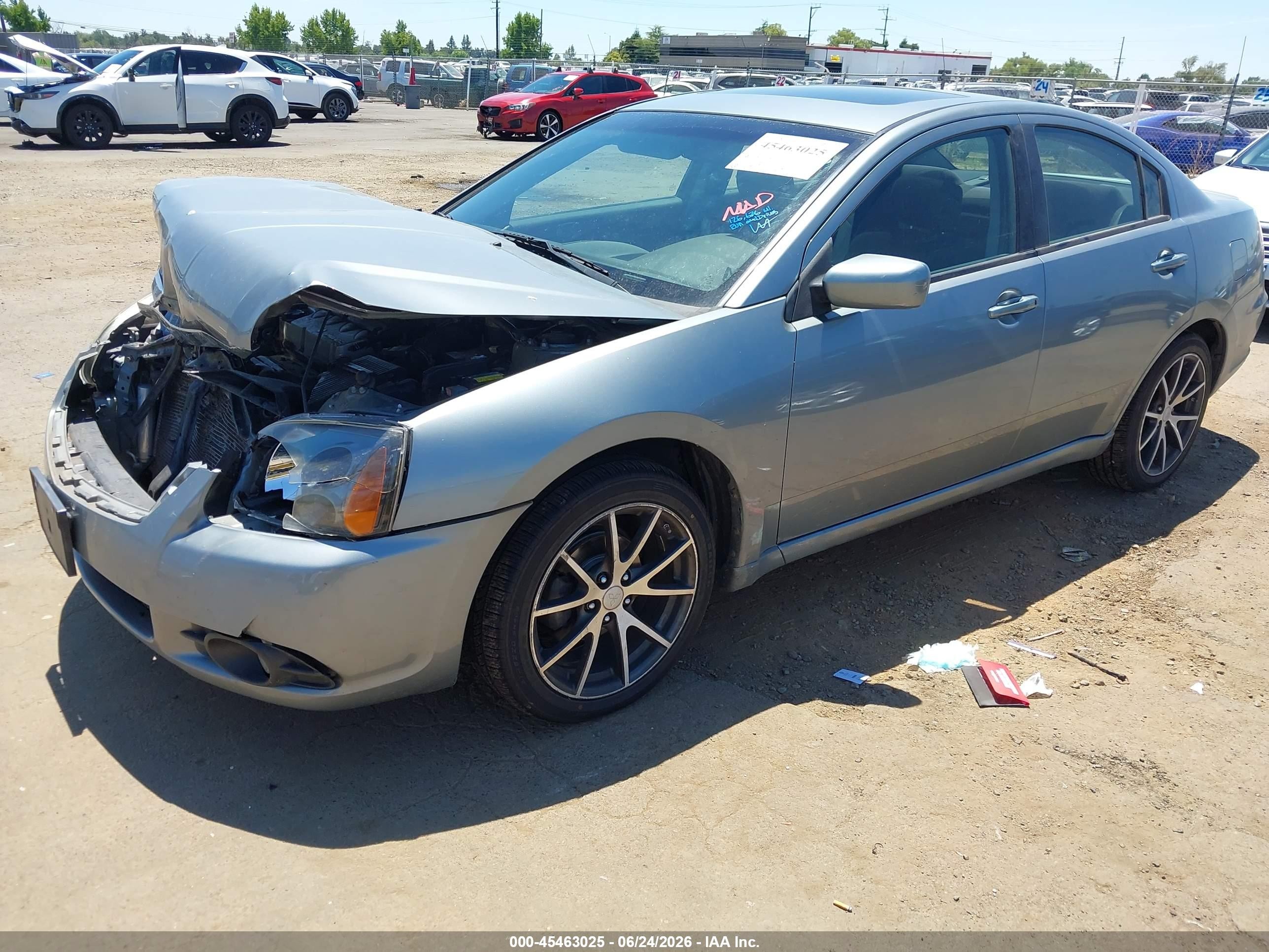 2009 Mitsubishi Galant Es/sport Edition Silver vin: 4A3AB36F99E033183