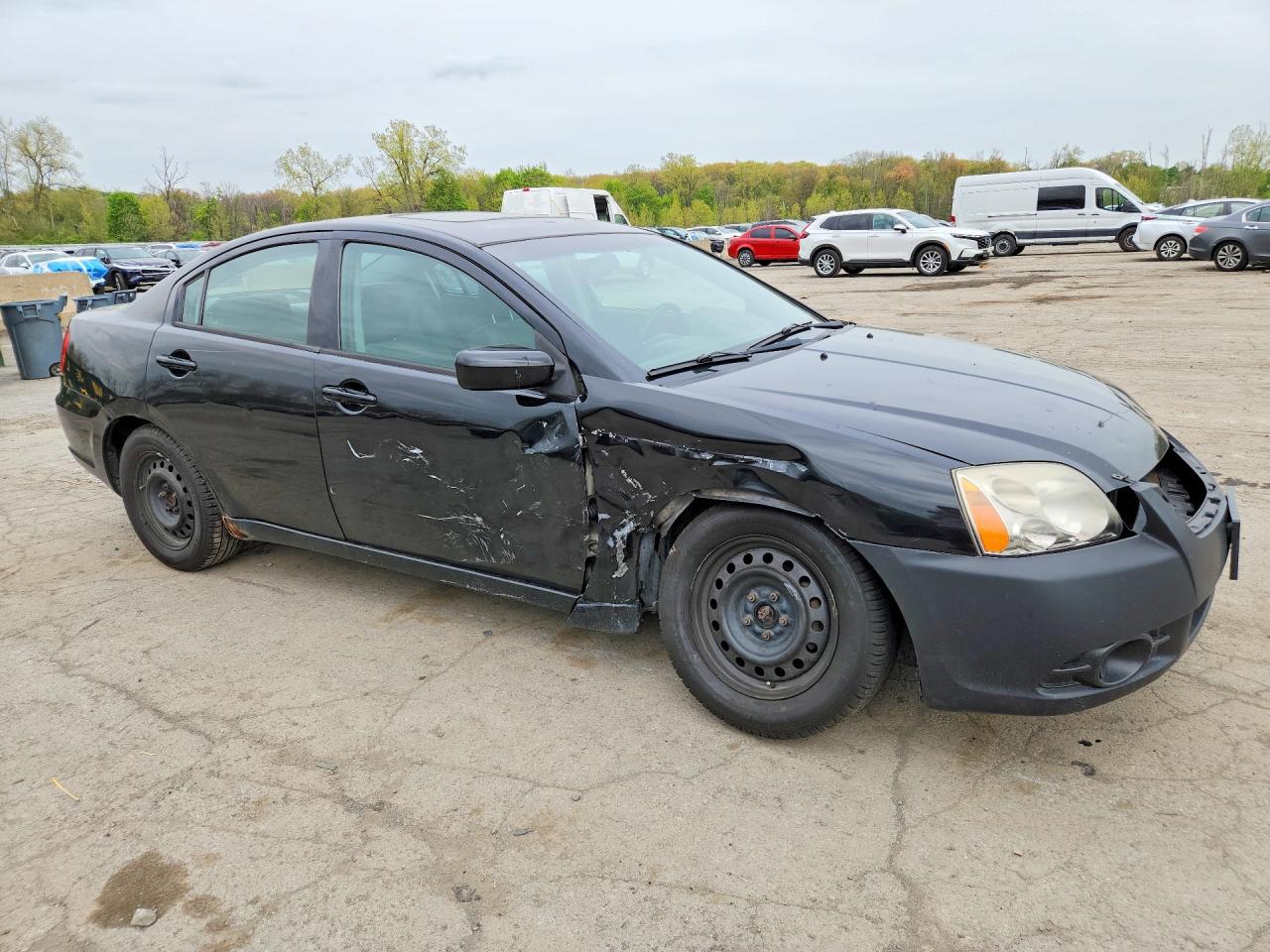 2009 Mitsubishi Galant Es Black vin: 4A3AB36FX9E006705