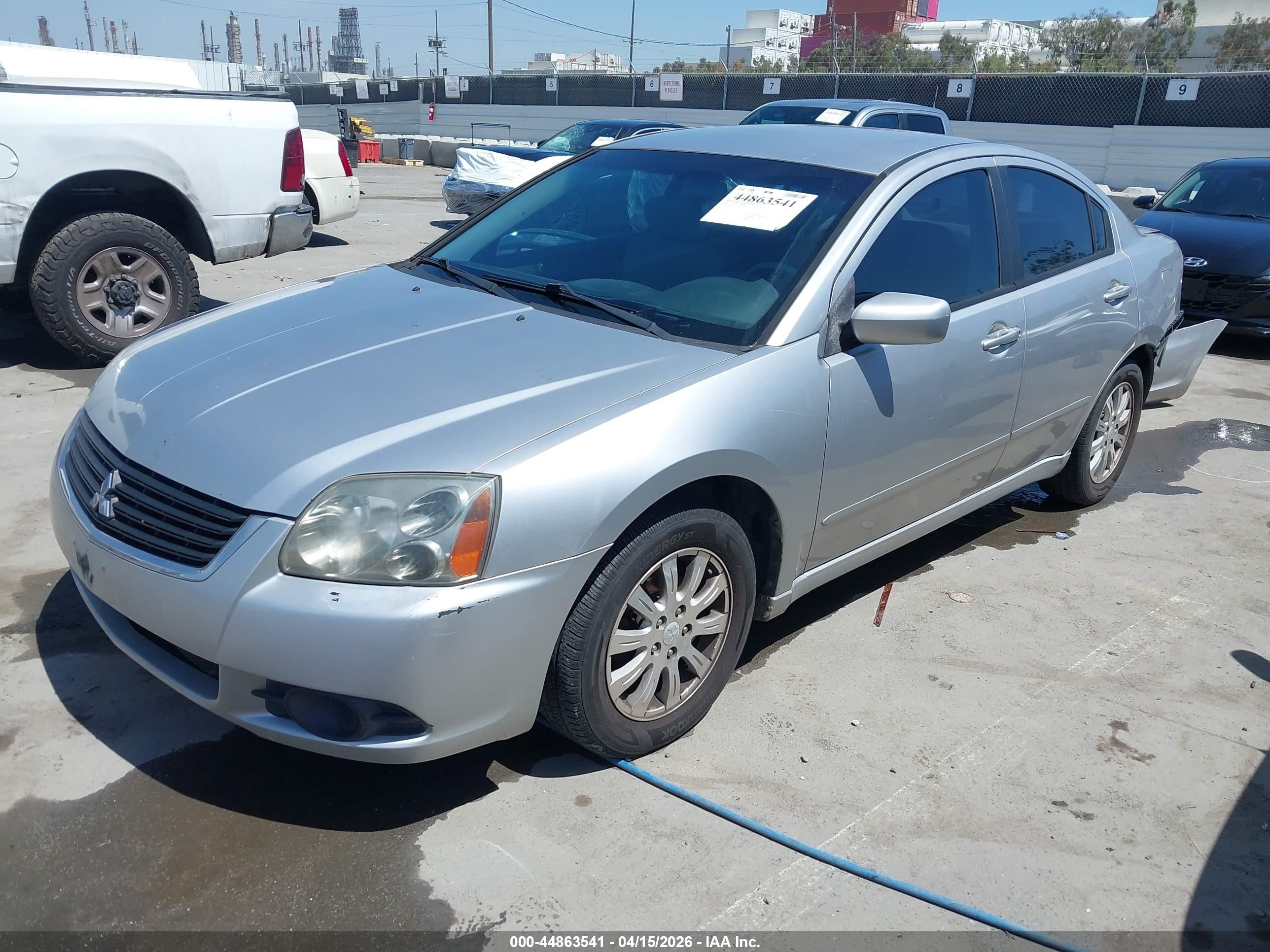 2009 Mitsubishi Galant Es/sport Edition Silver vin: 4A3AB36FX9E017851