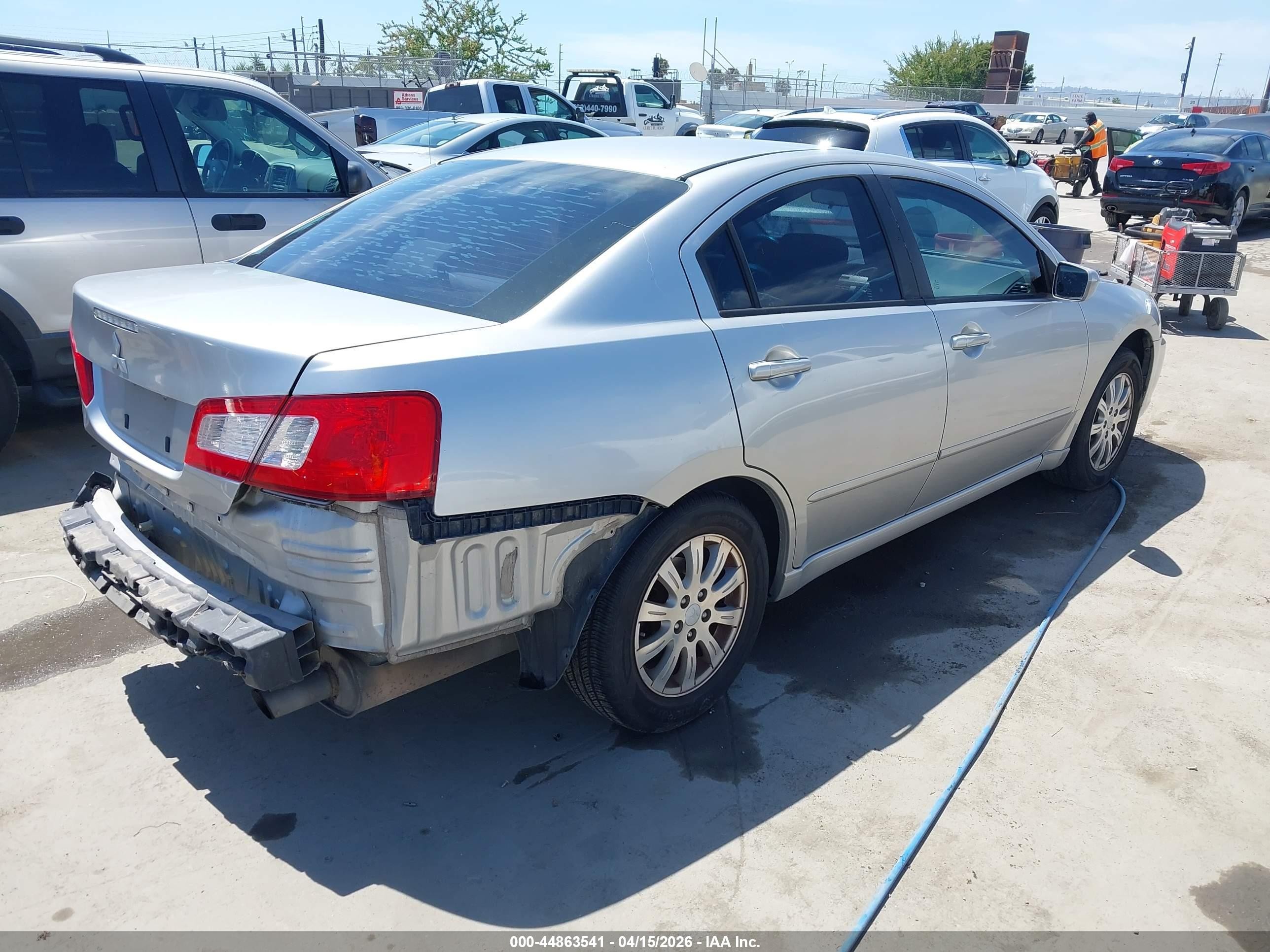 2009 Mitsubishi Galant Es/sport Edition Silver vin: 4A3AB36FX9E017851