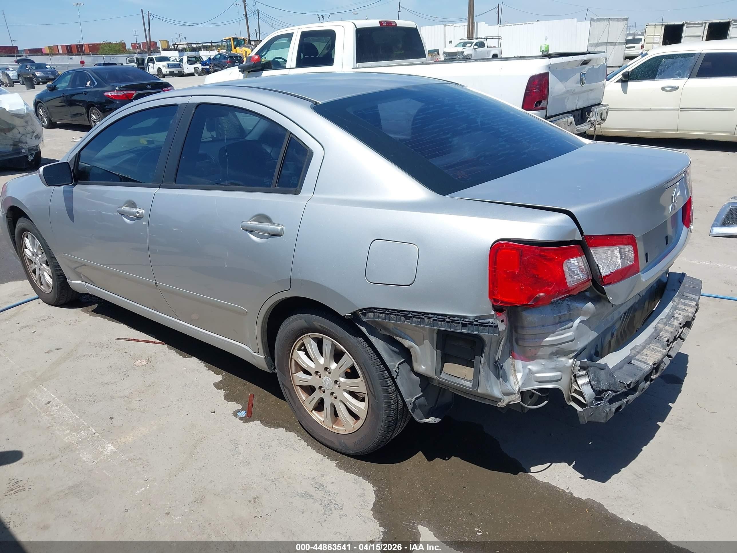 2009 Mitsubishi Galant Es/sport Edition Silver vin: 4A3AB36FX9E017851