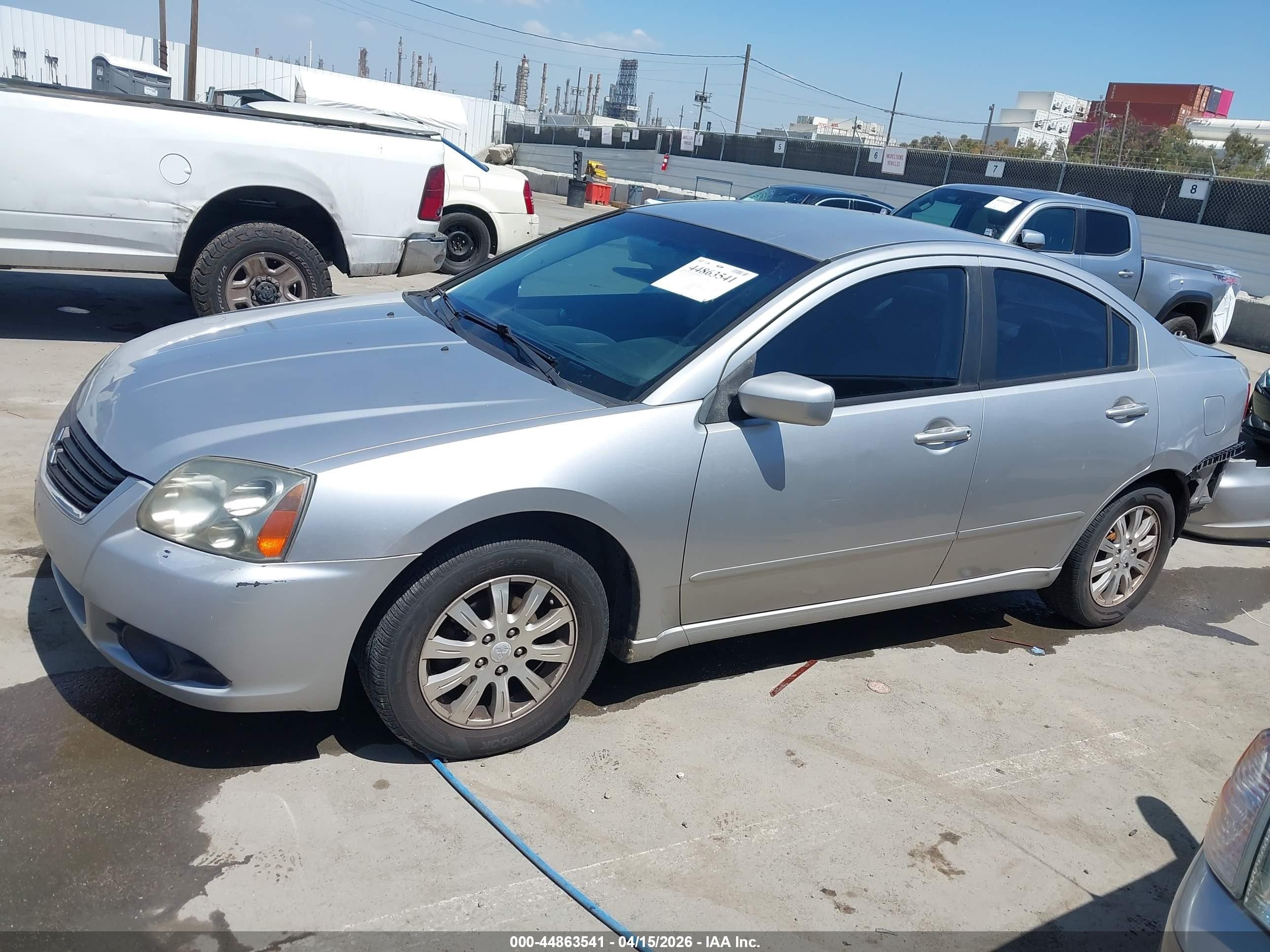 2009 Mitsubishi Galant Es/sport Edition Silver vin: 4A3AB36FX9E017851