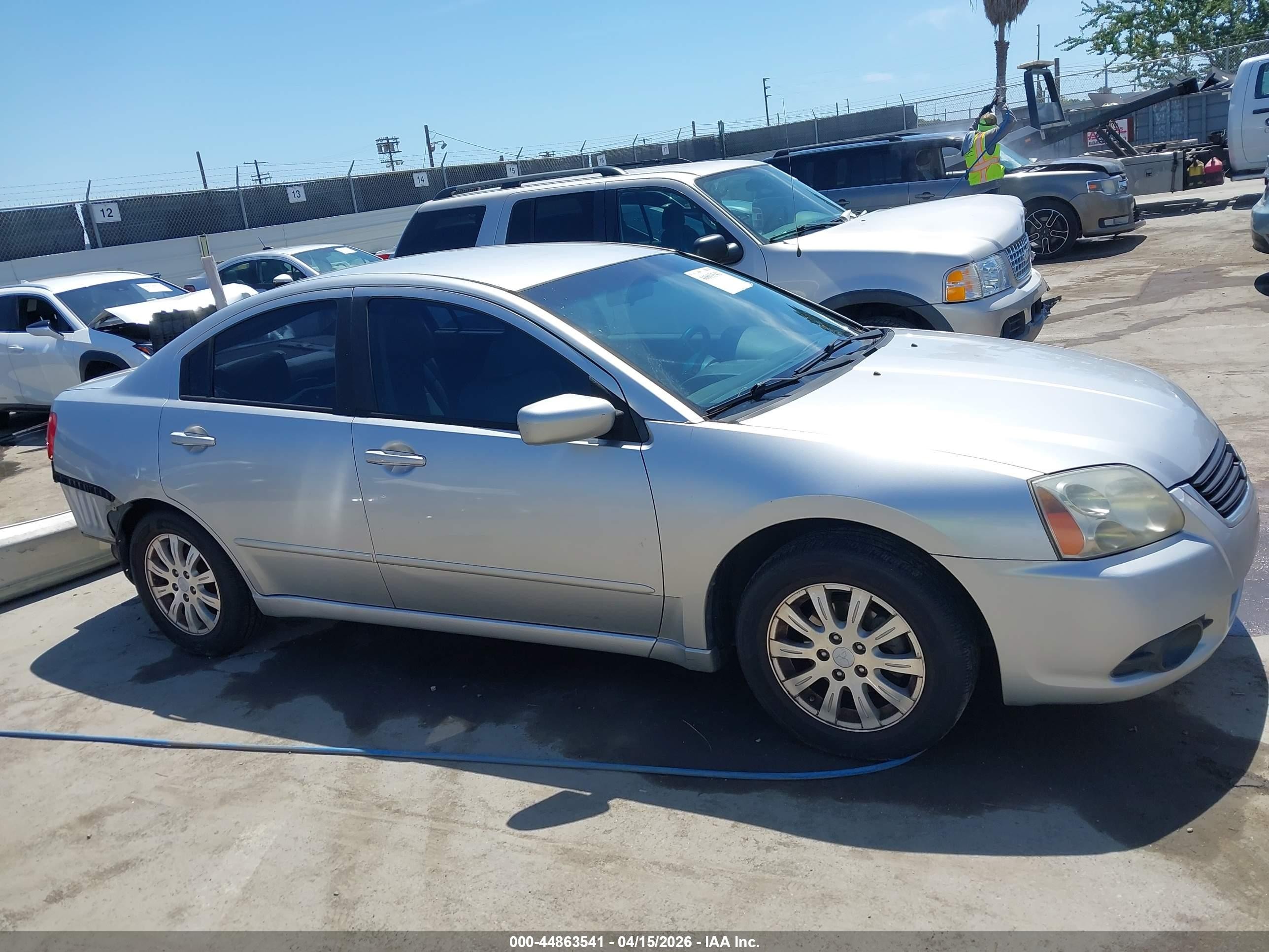 2009 Mitsubishi Galant Es/sport Edition Silver vin: 4A3AB36FX9E017851