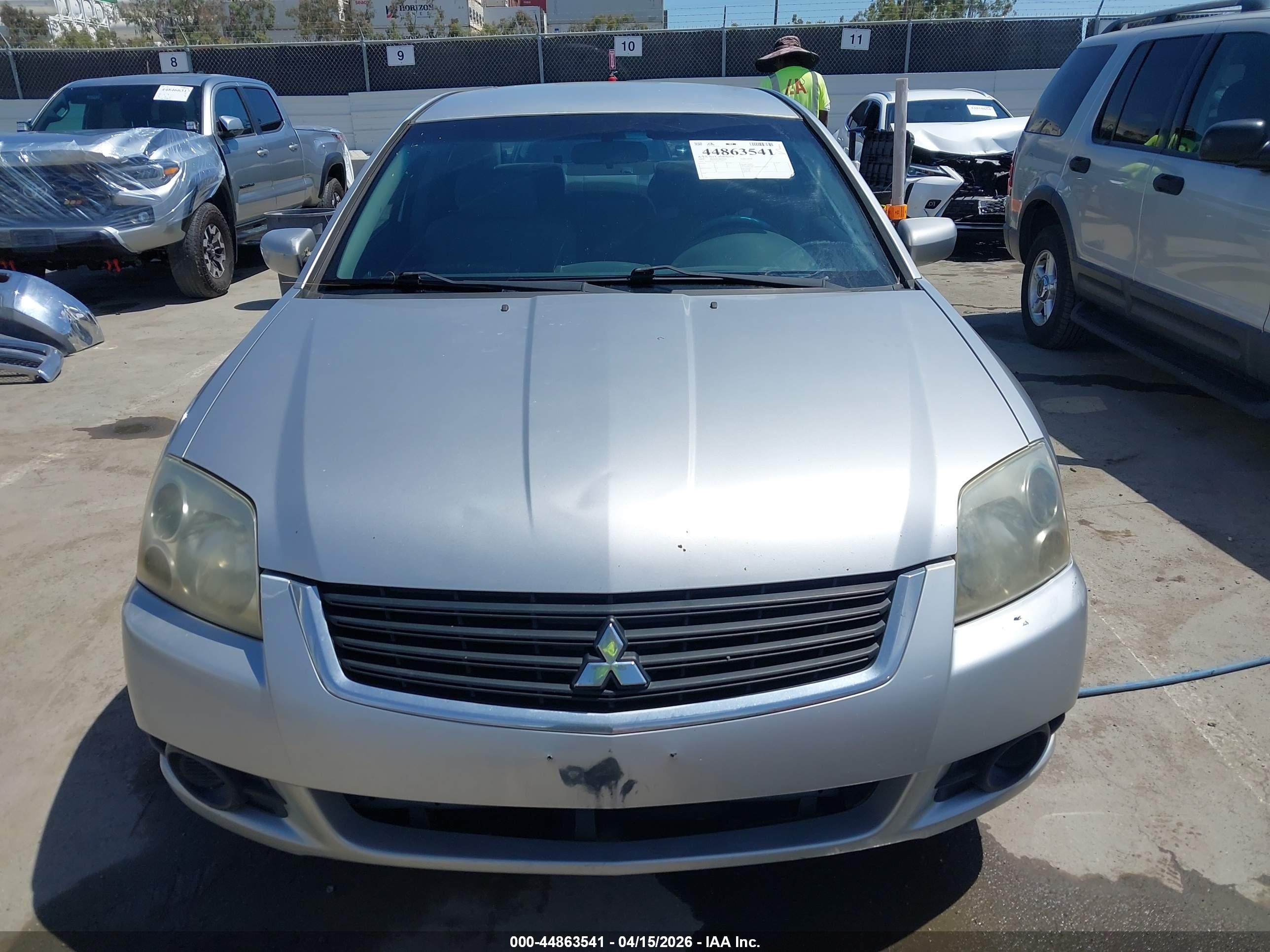 2009 Mitsubishi Galant Es/sport Edition Silver vin: 4A3AB36FX9E017851