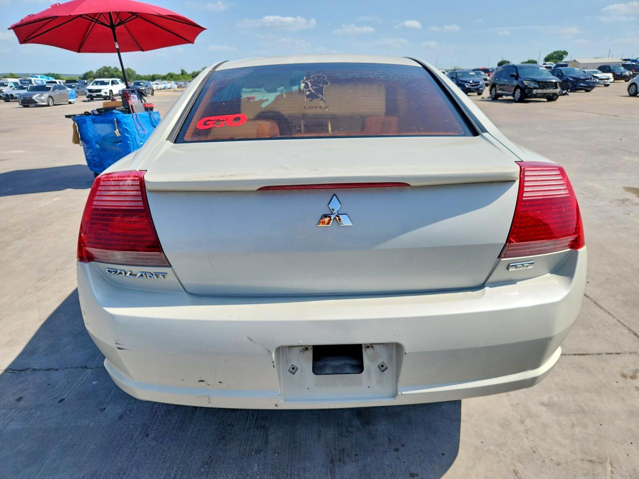 2005 Mitsubishi Galant Es High White vin: 4A3AB46F95E008820