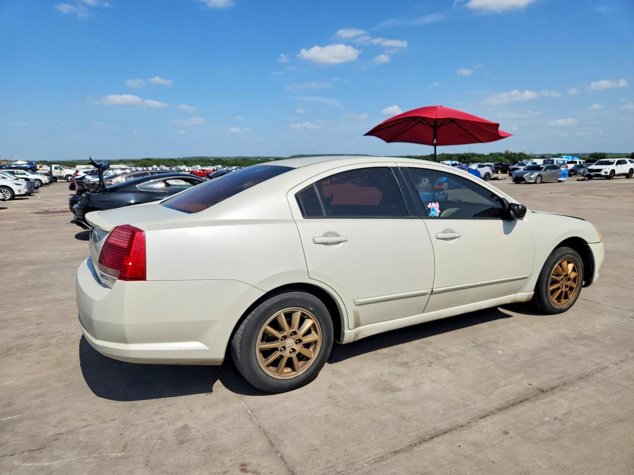 2005 Mitsubishi Galant Es High White vin: 4A3AB46F95E008820