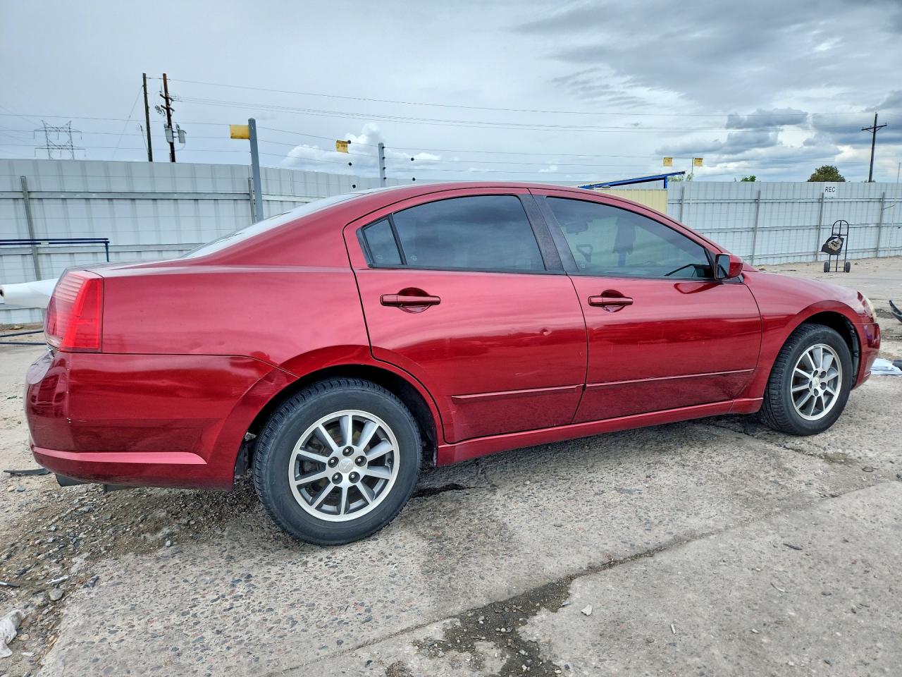 2005 Mitsubishi Galant Ls High Maroon vin: 4A3AB46S25E012916