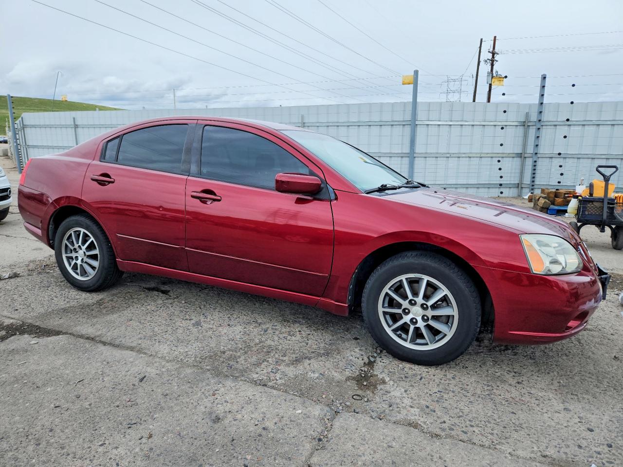 2005 Mitsubishi Galant Ls High Maroon vin: 4A3AB46S25E012916