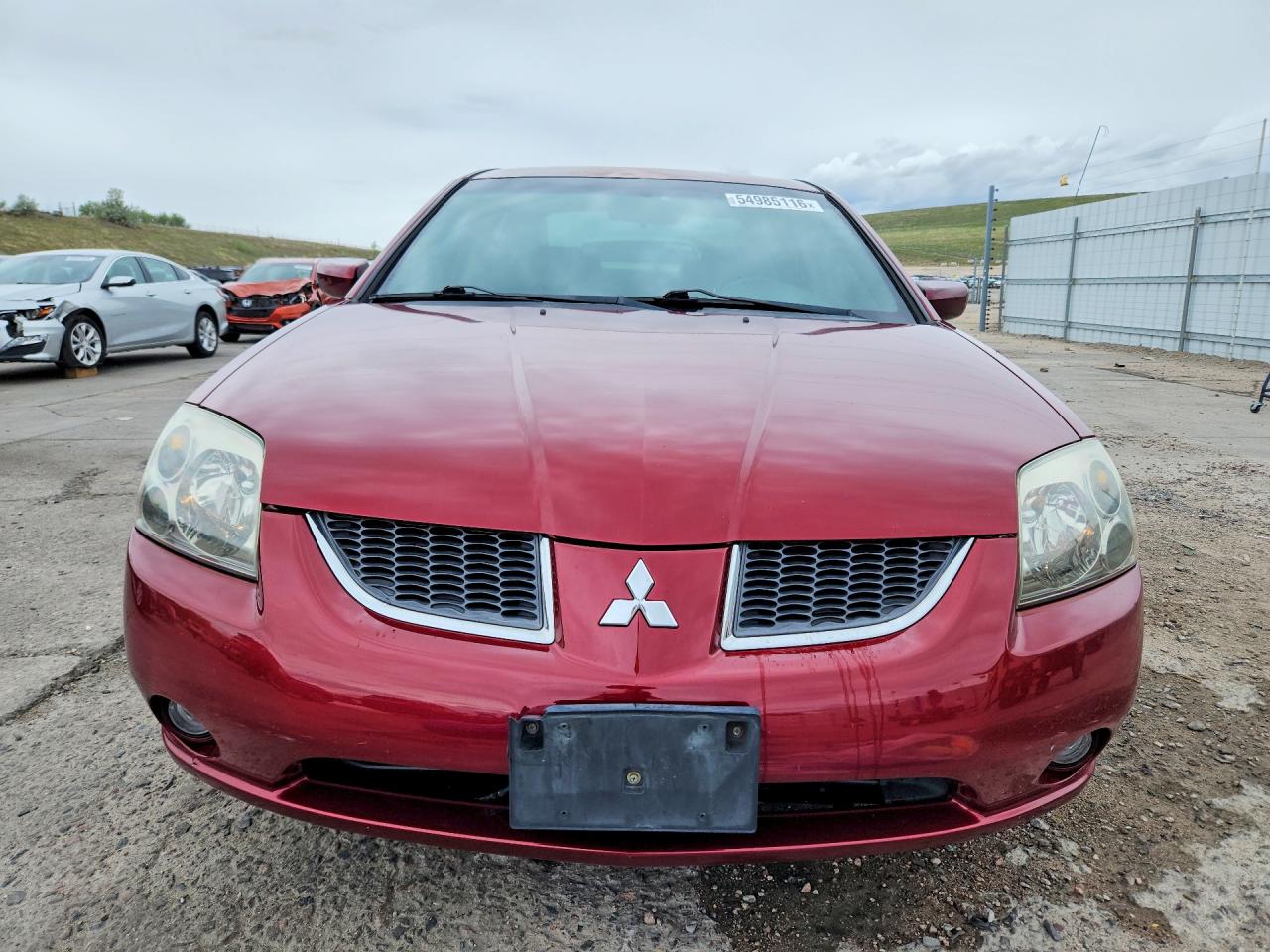 2005 Mitsubishi Galant Ls High Maroon vin: 4A3AB46S25E012916
