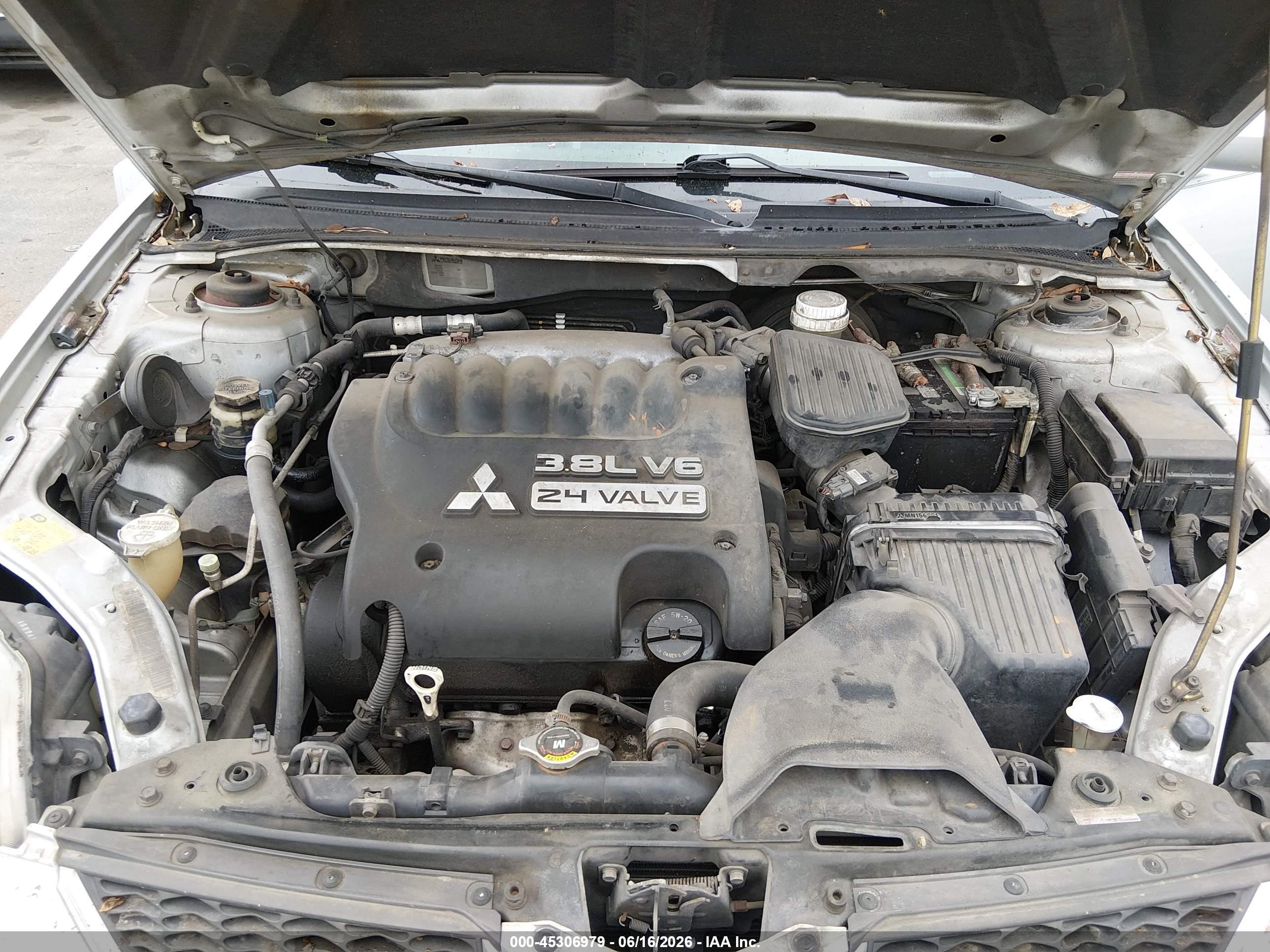 2004 Mitsubishi Galant Ls Silver vin: 4A3AB46S64E139862