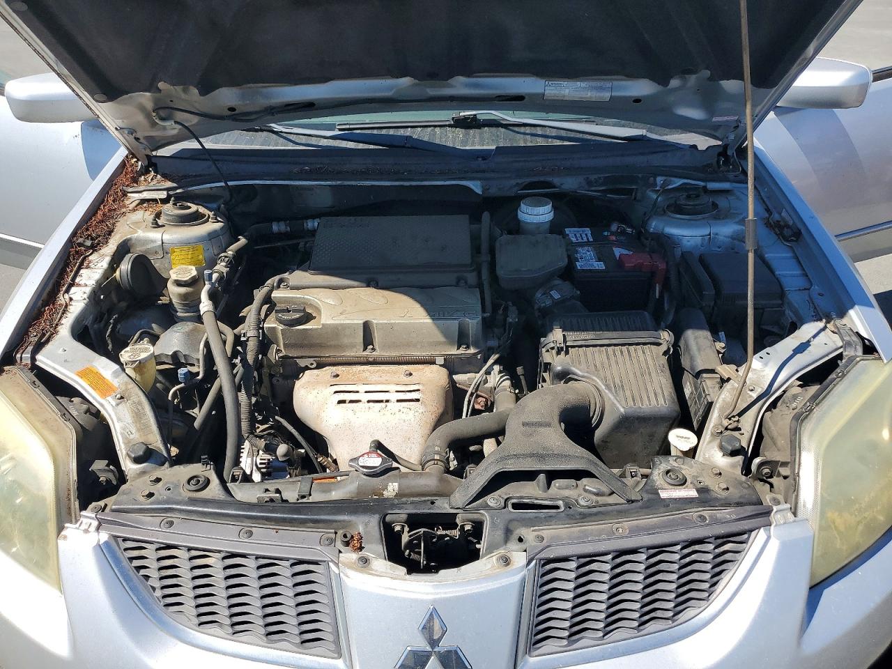 2004 Mitsubishi Galant Es Premium Silver vin: 4A3AB56F14E079935