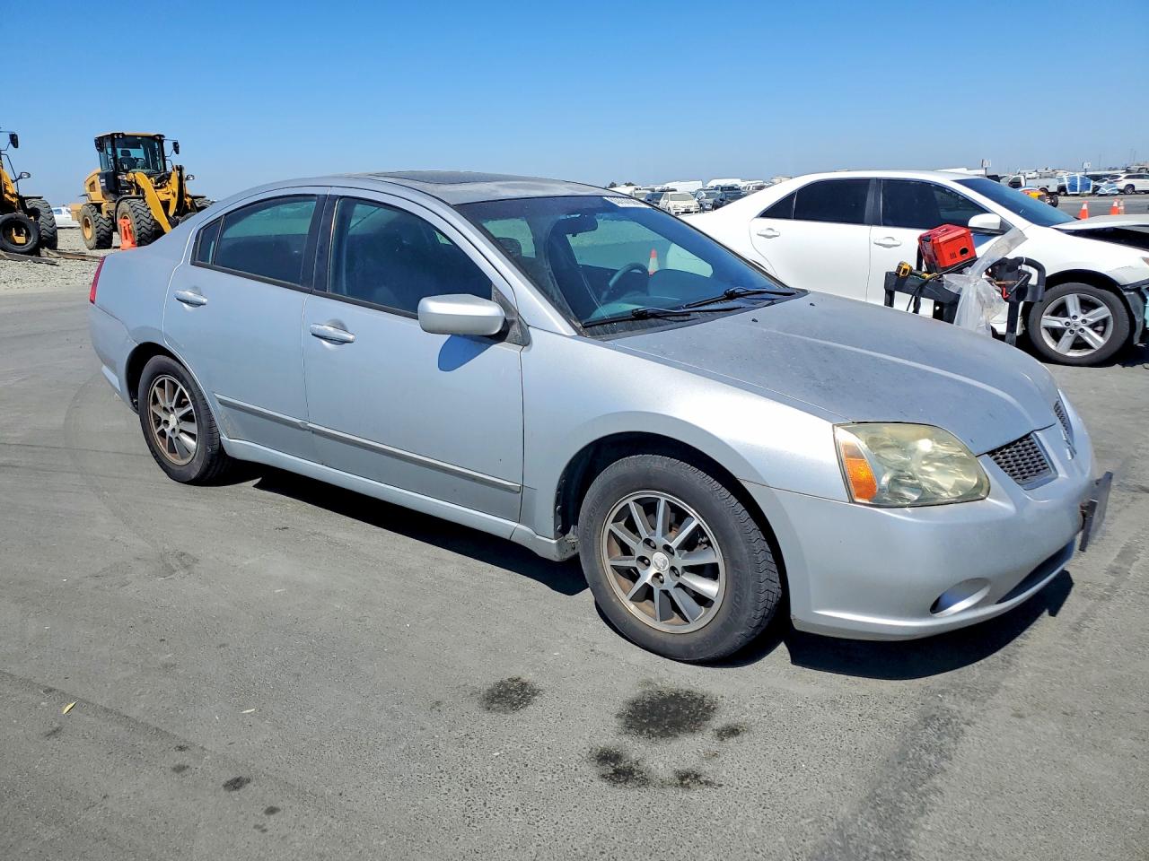 2004 Mitsubishi Galant Es Premium Silver vin: 4A3AB56F14E079935
