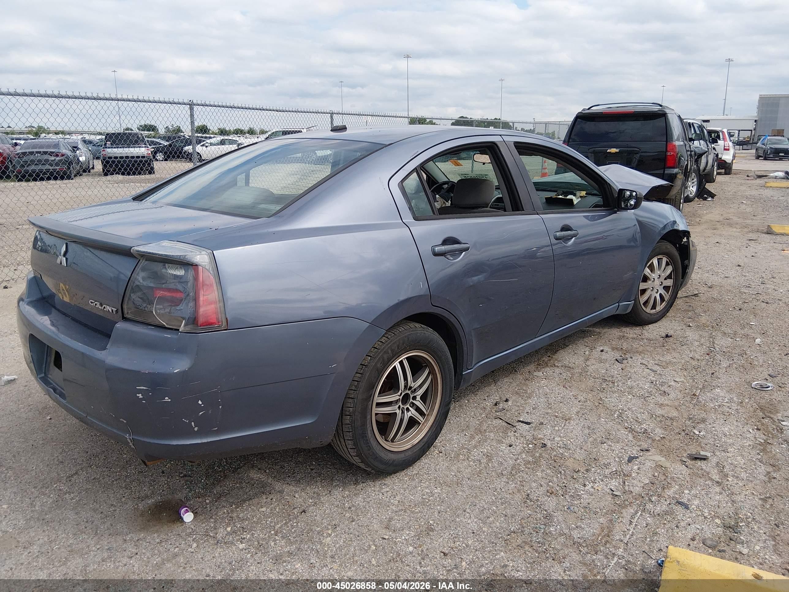 2008 Mitsubishi Galant Es Blue vin: 4A3AB56F28E026232