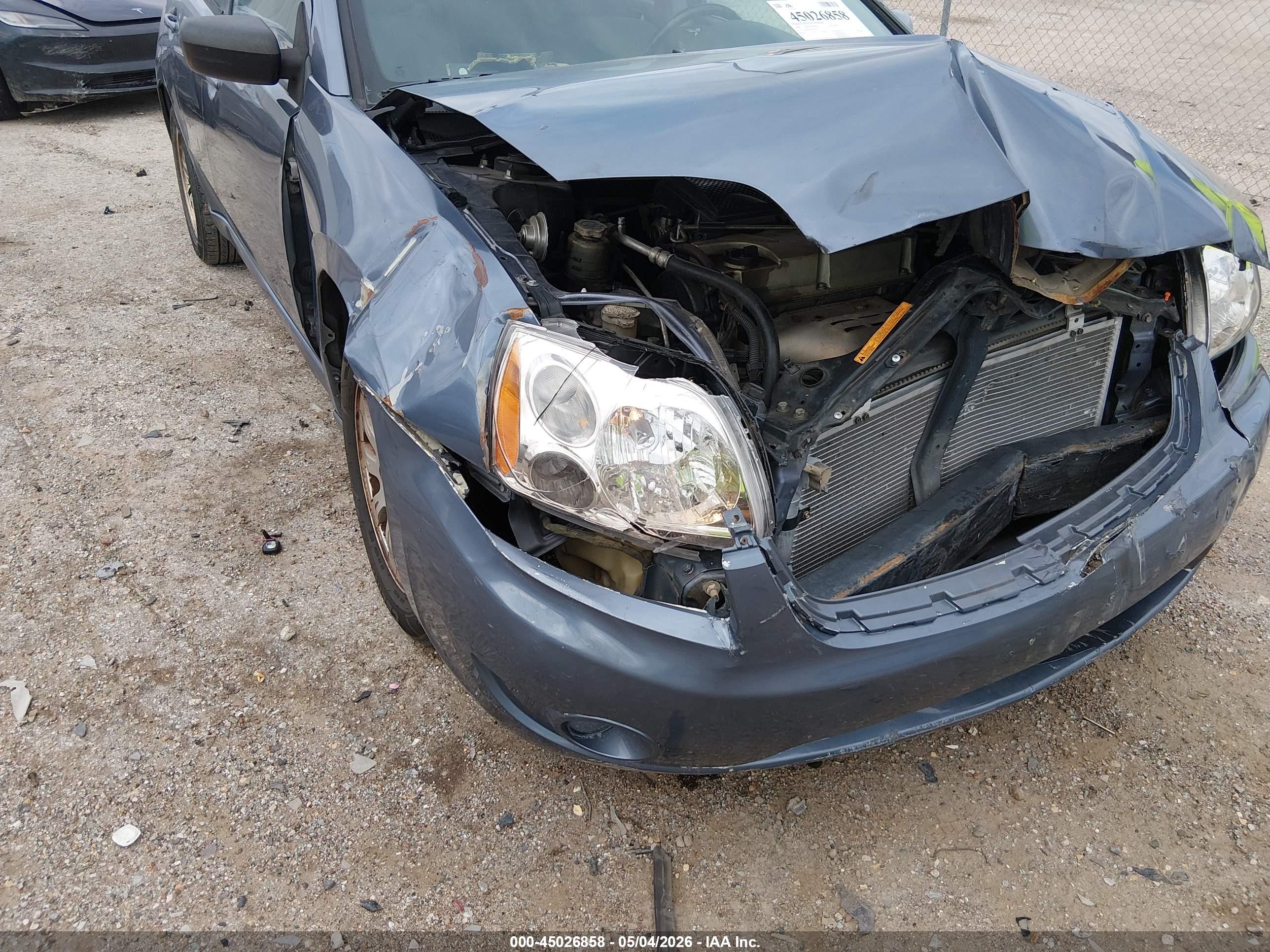 2008 Mitsubishi Galant Es Blue vin: 4A3AB56F28E026232