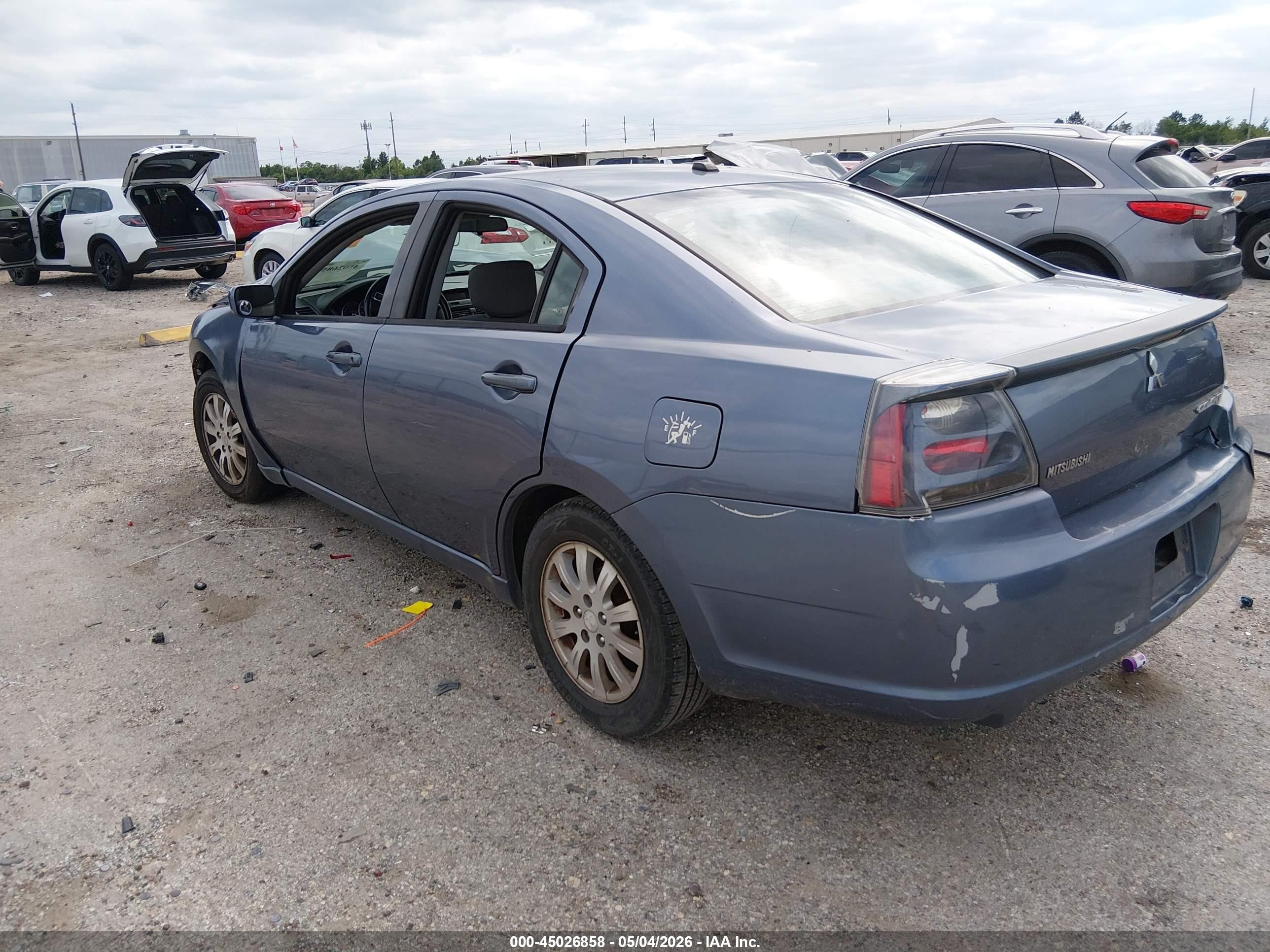 2008 Mitsubishi Galant Es Blue vin: 4A3AB56F28E026232