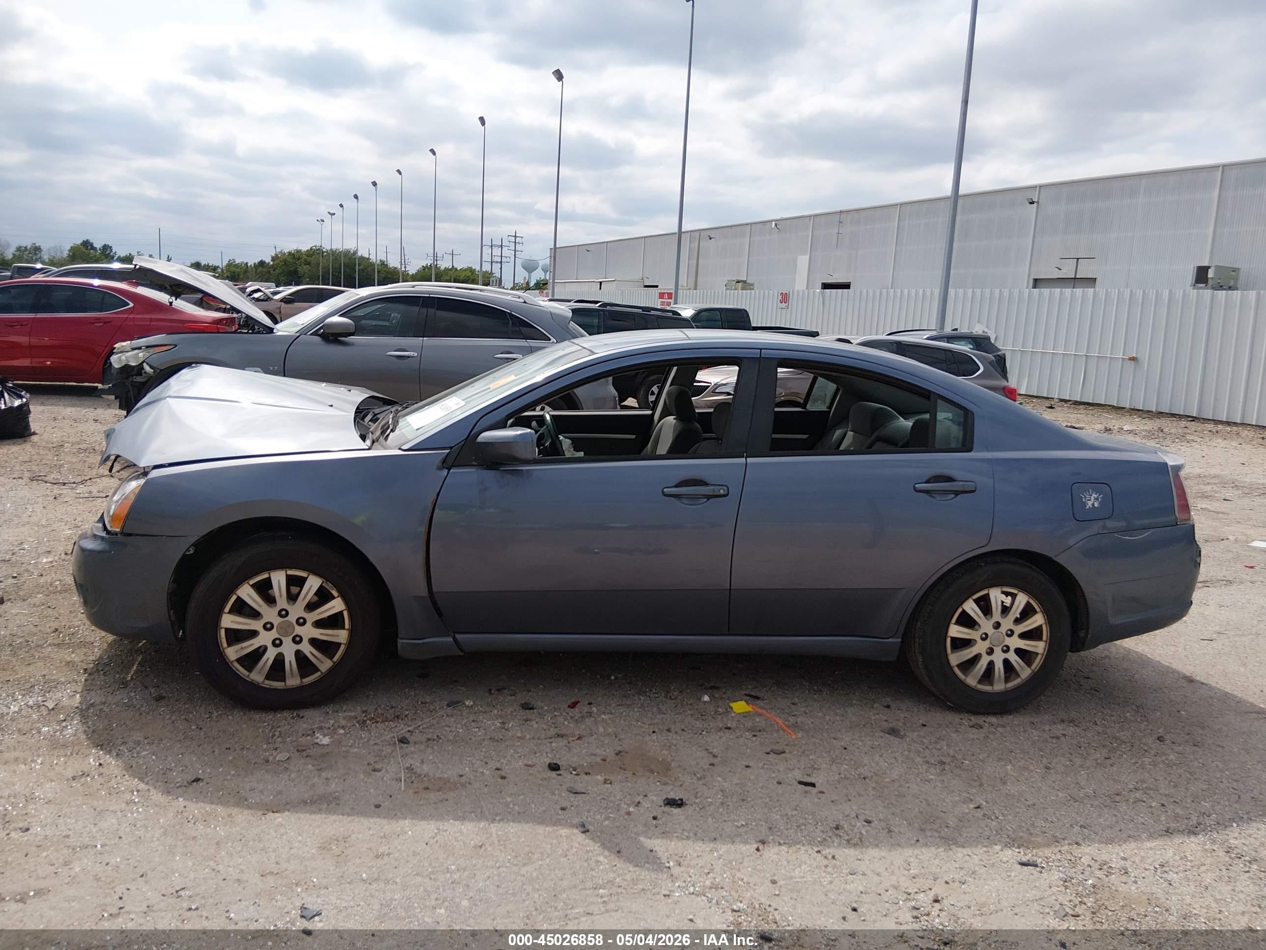2008 Mitsubishi Galant Es Blue vin: 4A3AB56F28E026232