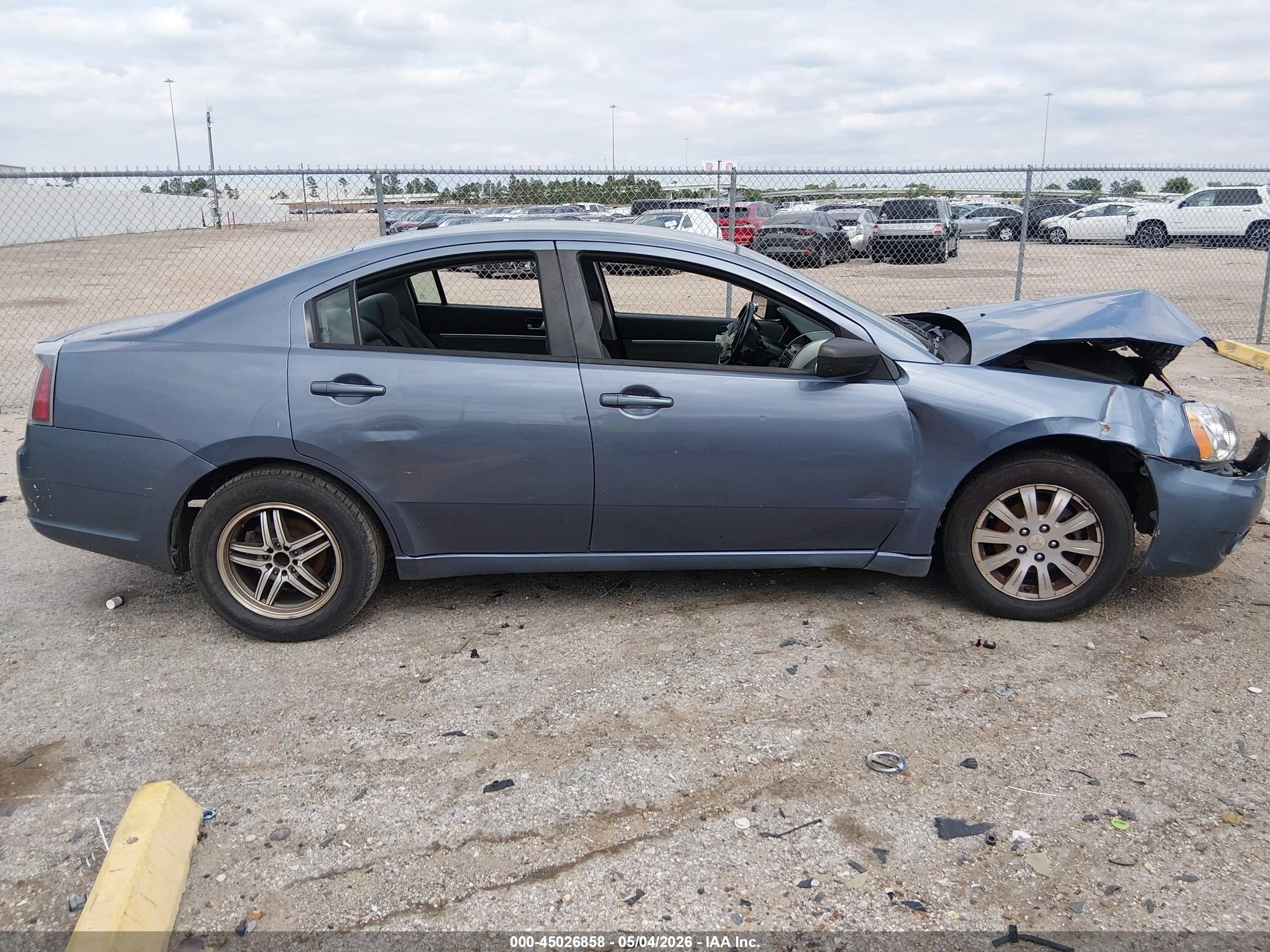 2008 Mitsubishi Galant Es Blue vin: 4A3AB56F28E026232